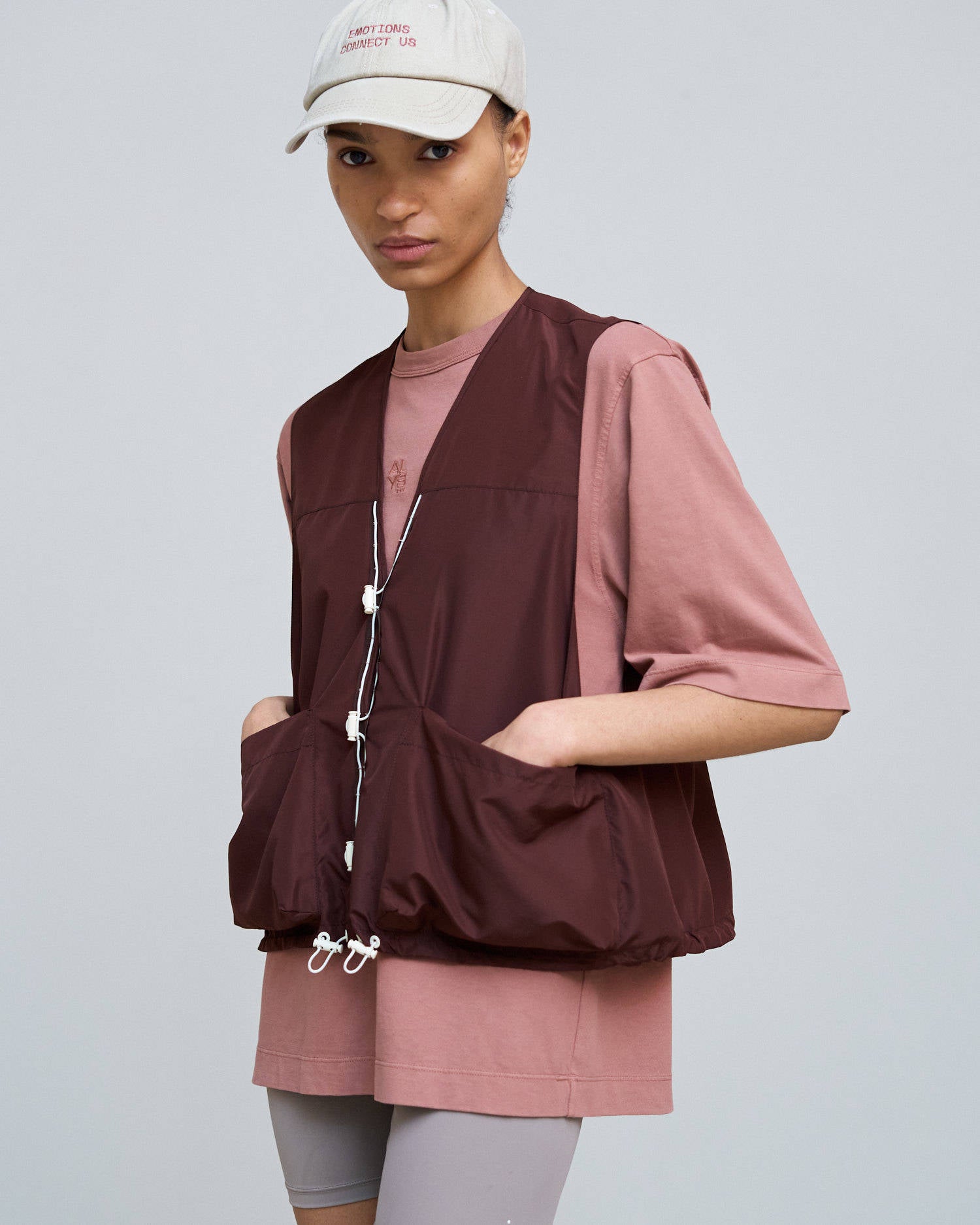 NYLON VEST Choco