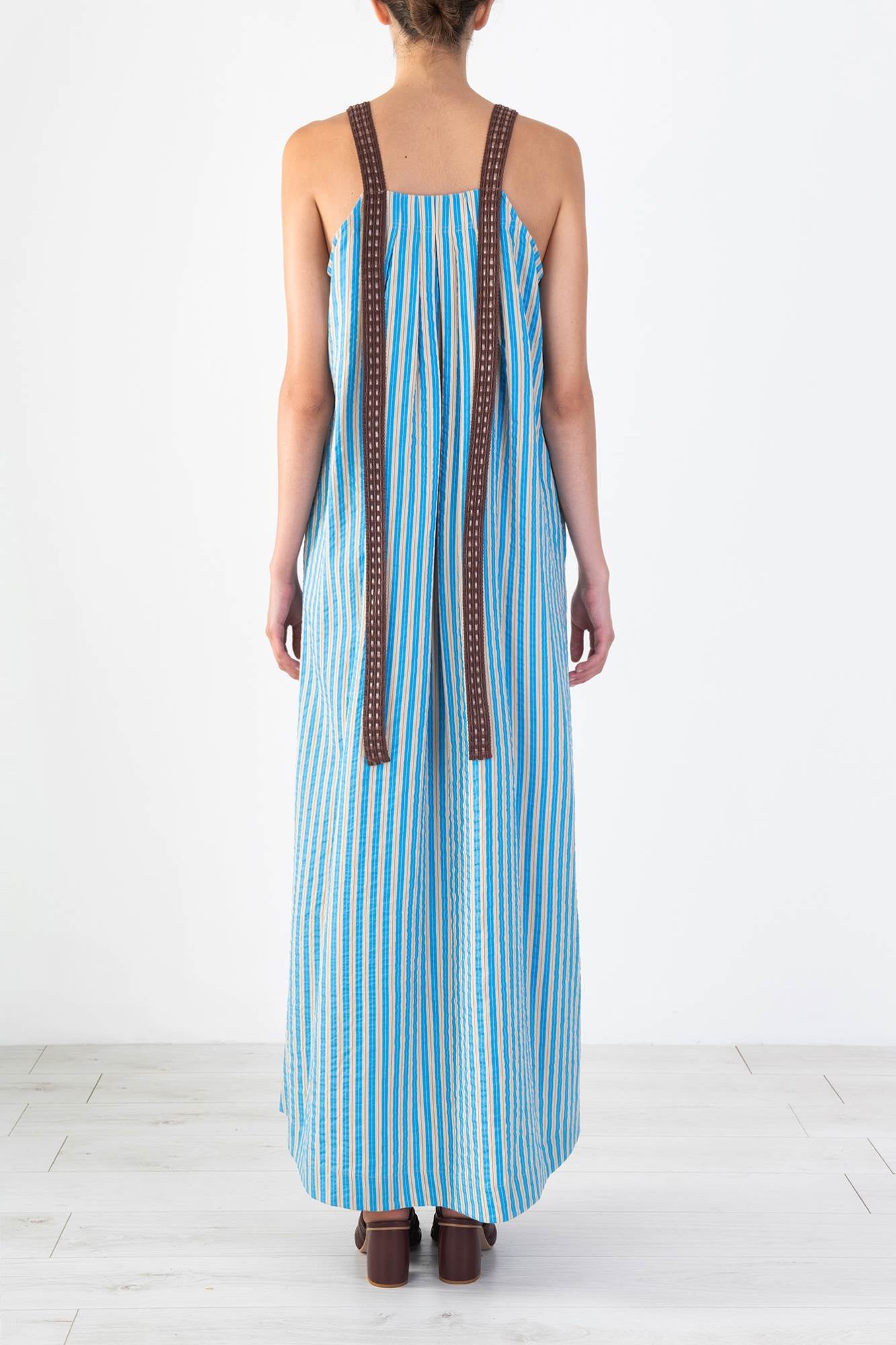 Long “Pencil Stripes” dress