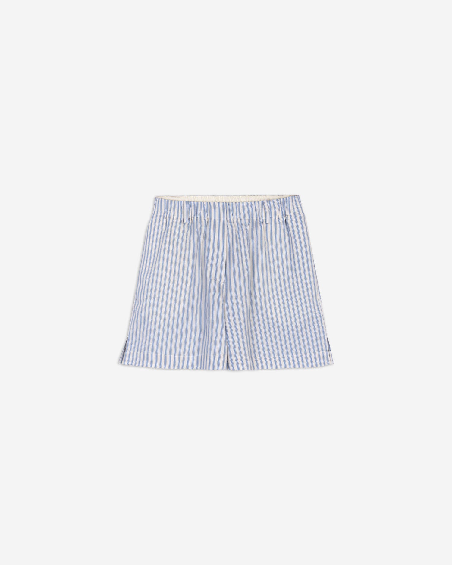 STRIPED COTTON SHORTS