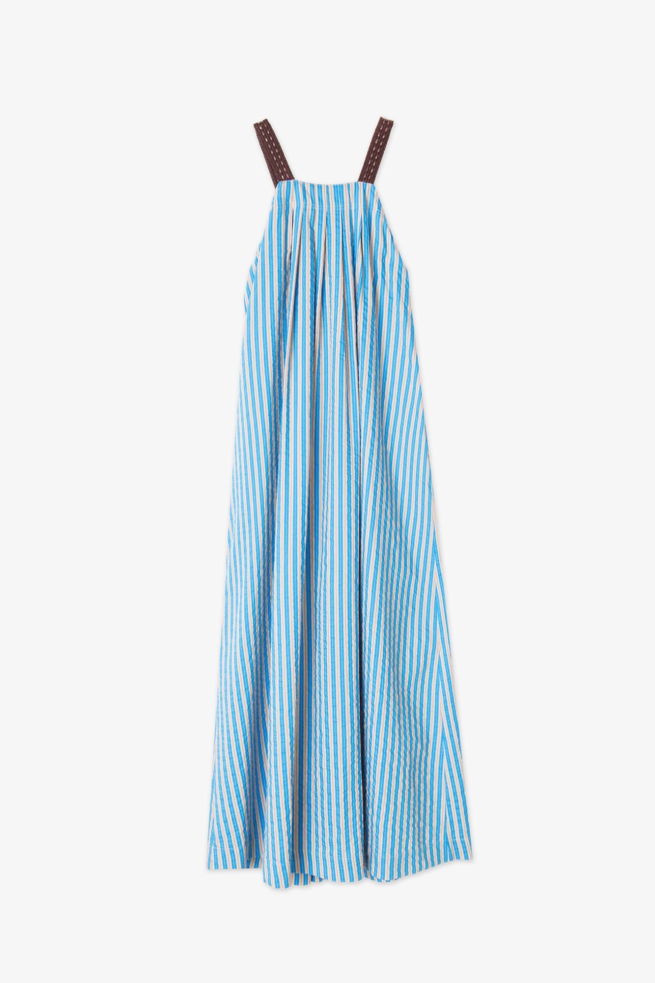 Long “Pencil Stripes” dress