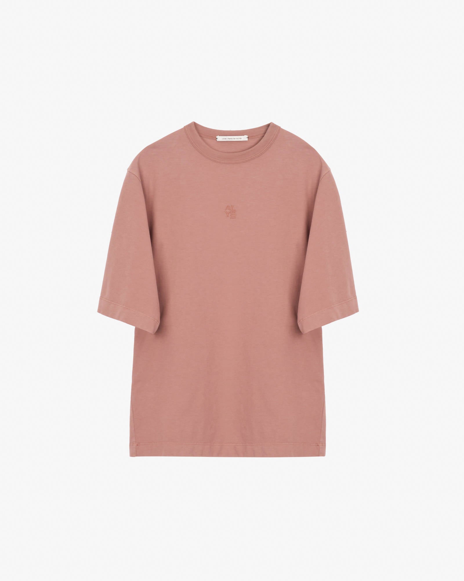 OVERSIZED T-SHIRT WITH Blush EMBROIDERY