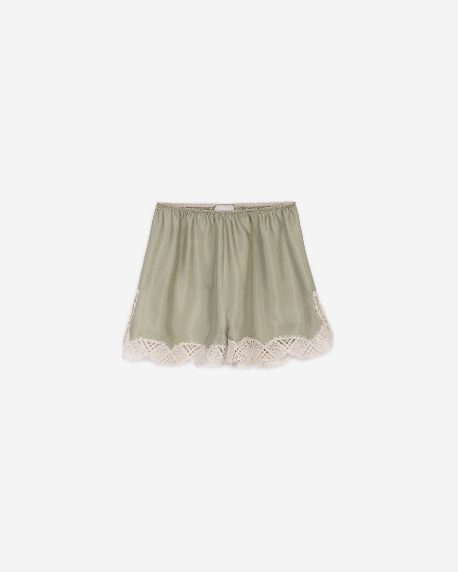 TWILL SHORTS WITH LACE