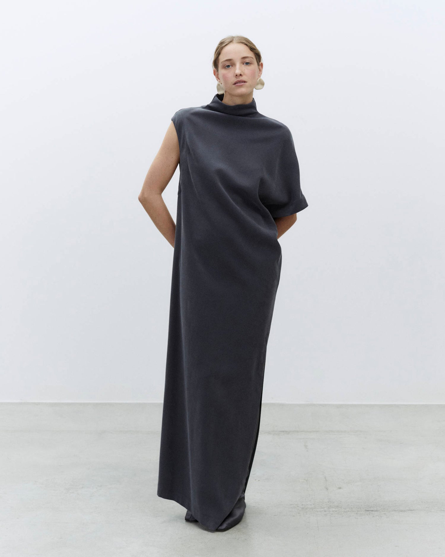 CUPRO EFFECT DRESS