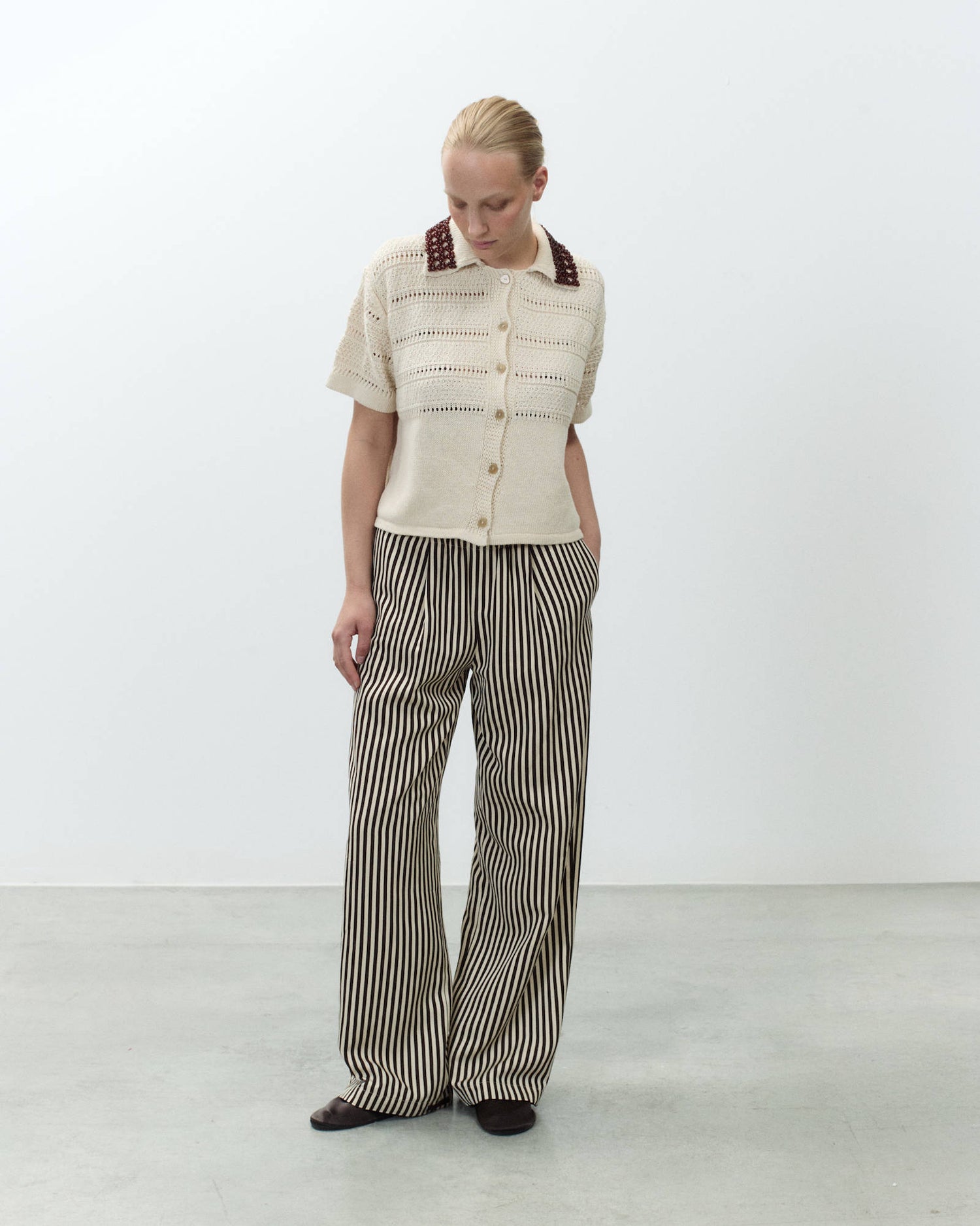 LONG STRIPED TROUSERS