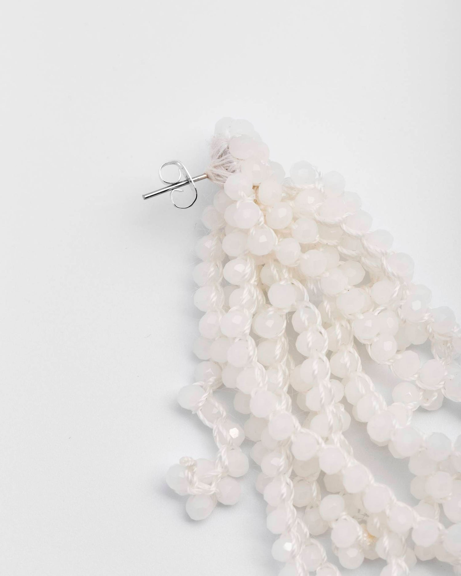 LONG CROCHET BEADS EARRING