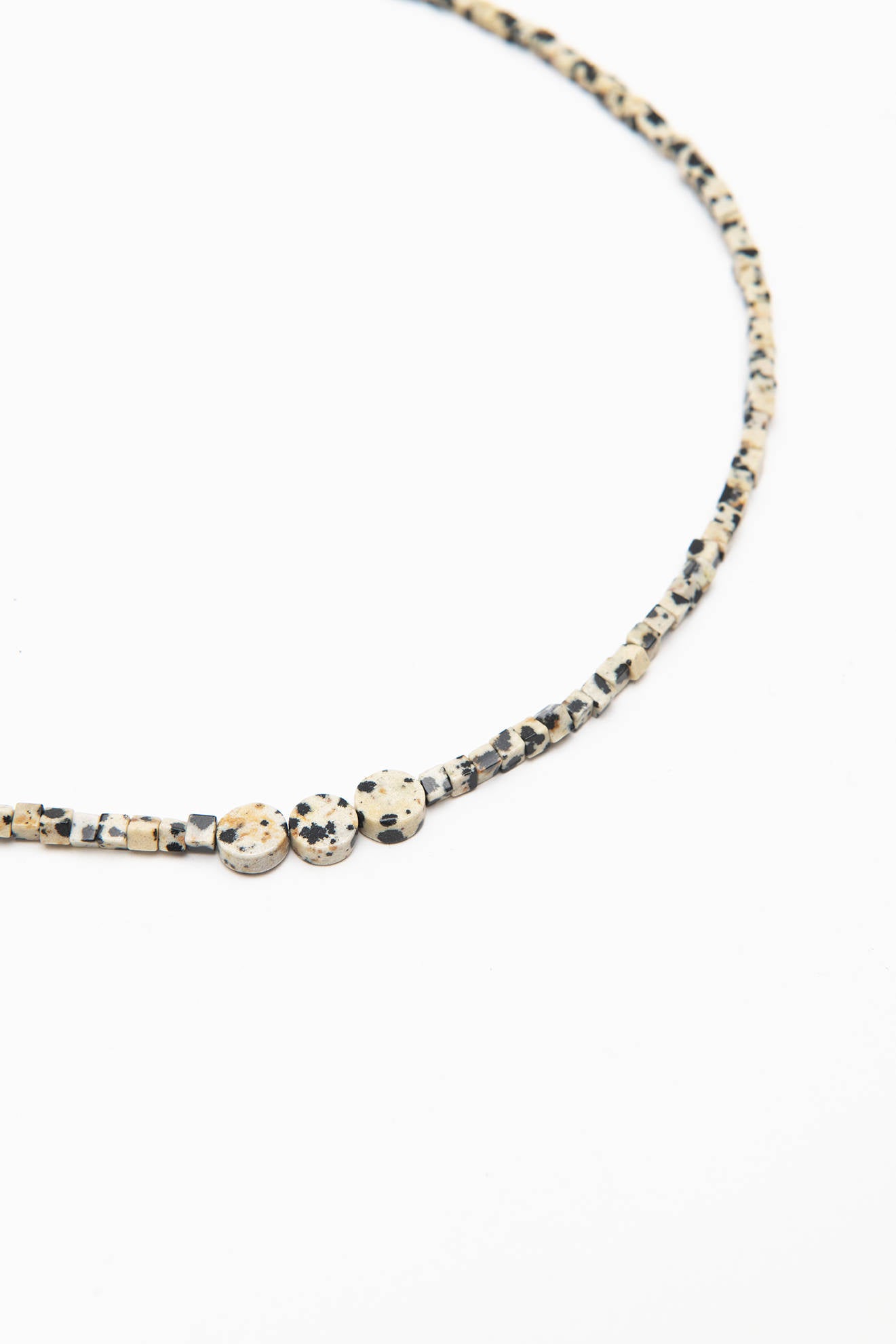 DALMATIAN NATURAL STONES NECKLACE