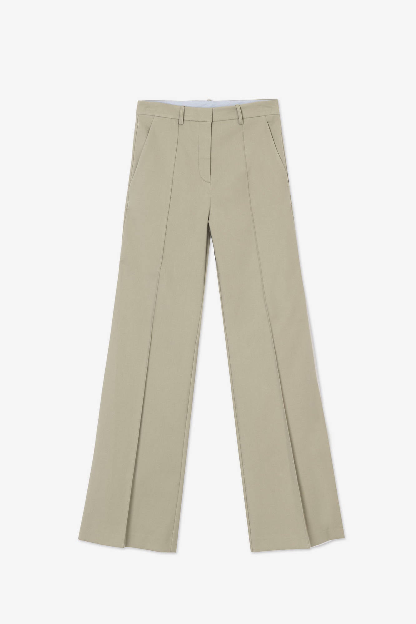 STRETCH FLARED LEG TROUSERS