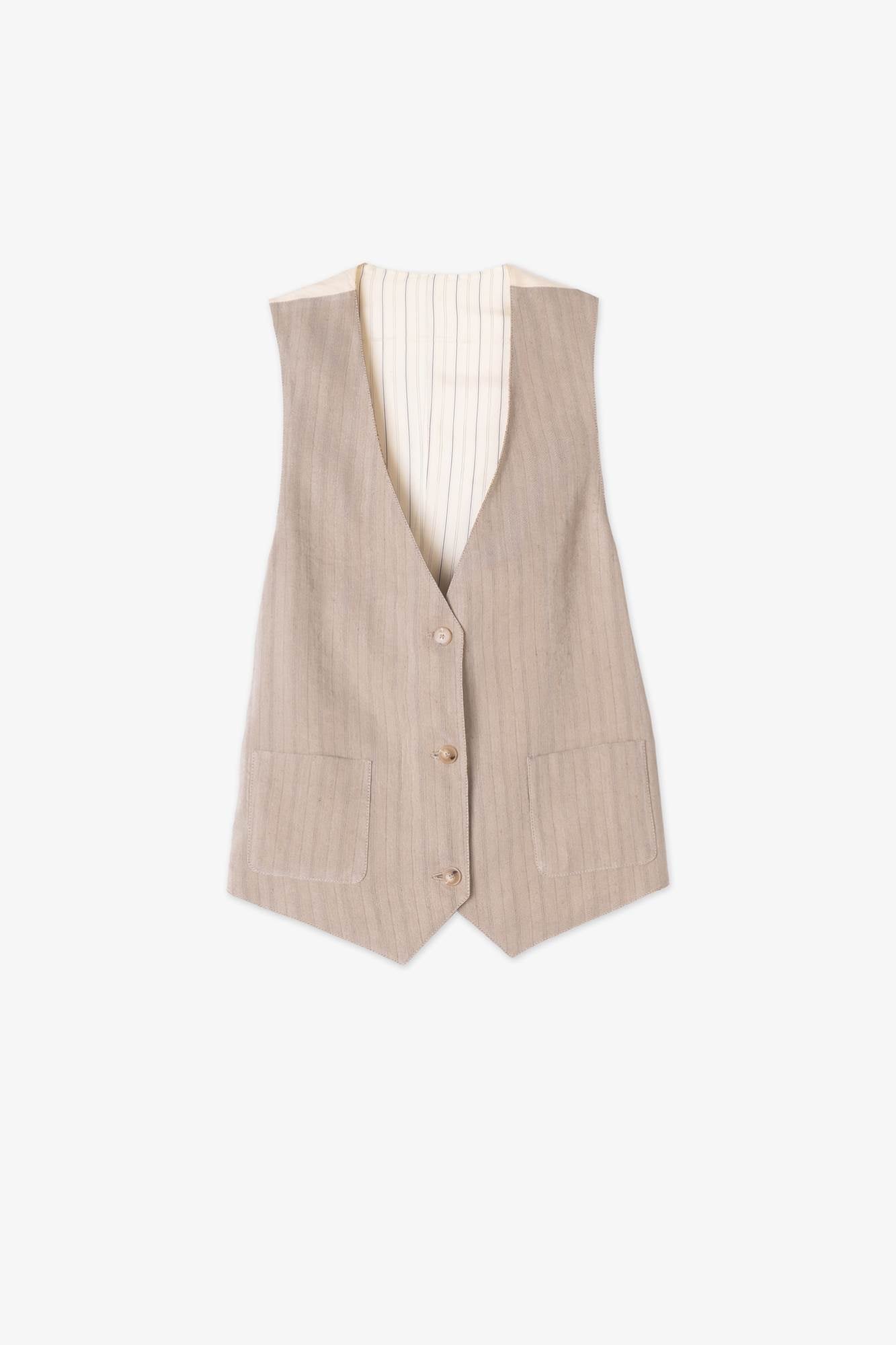 DOUBLE SIDE TAILORED VEST
