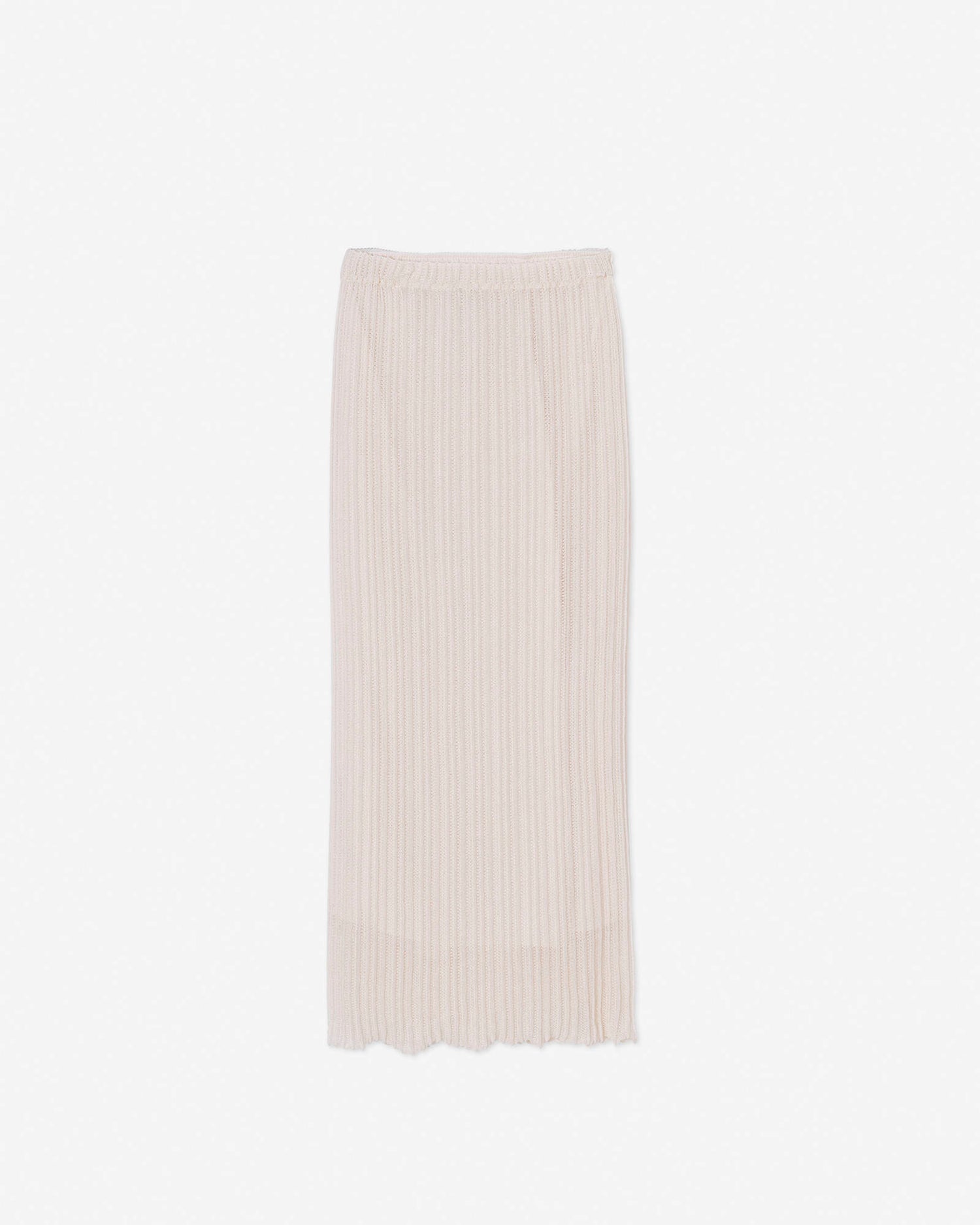 MIDI SKIRT IN GRAINED STITCH KNIT