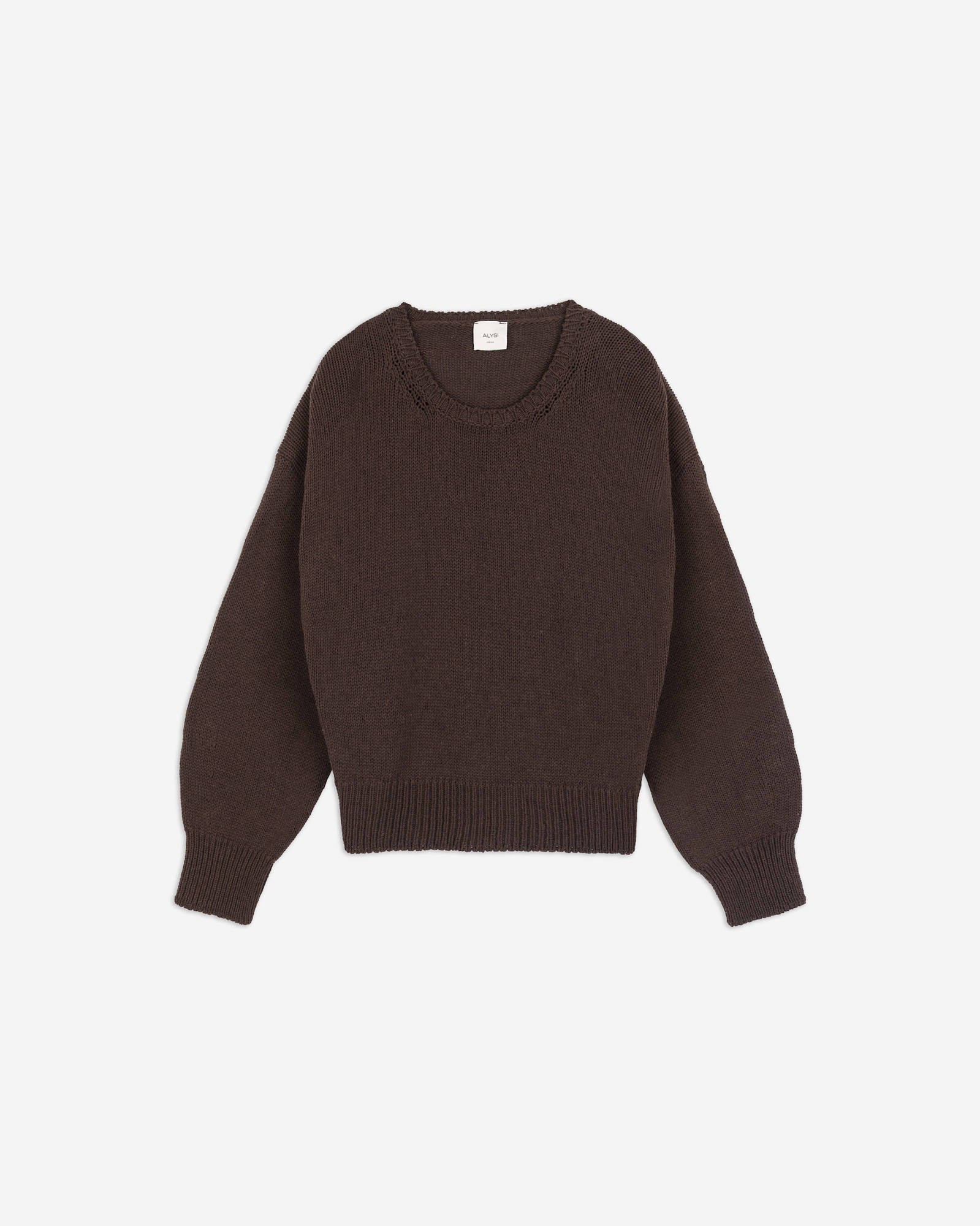 CREW NECK KNIT SWEATER