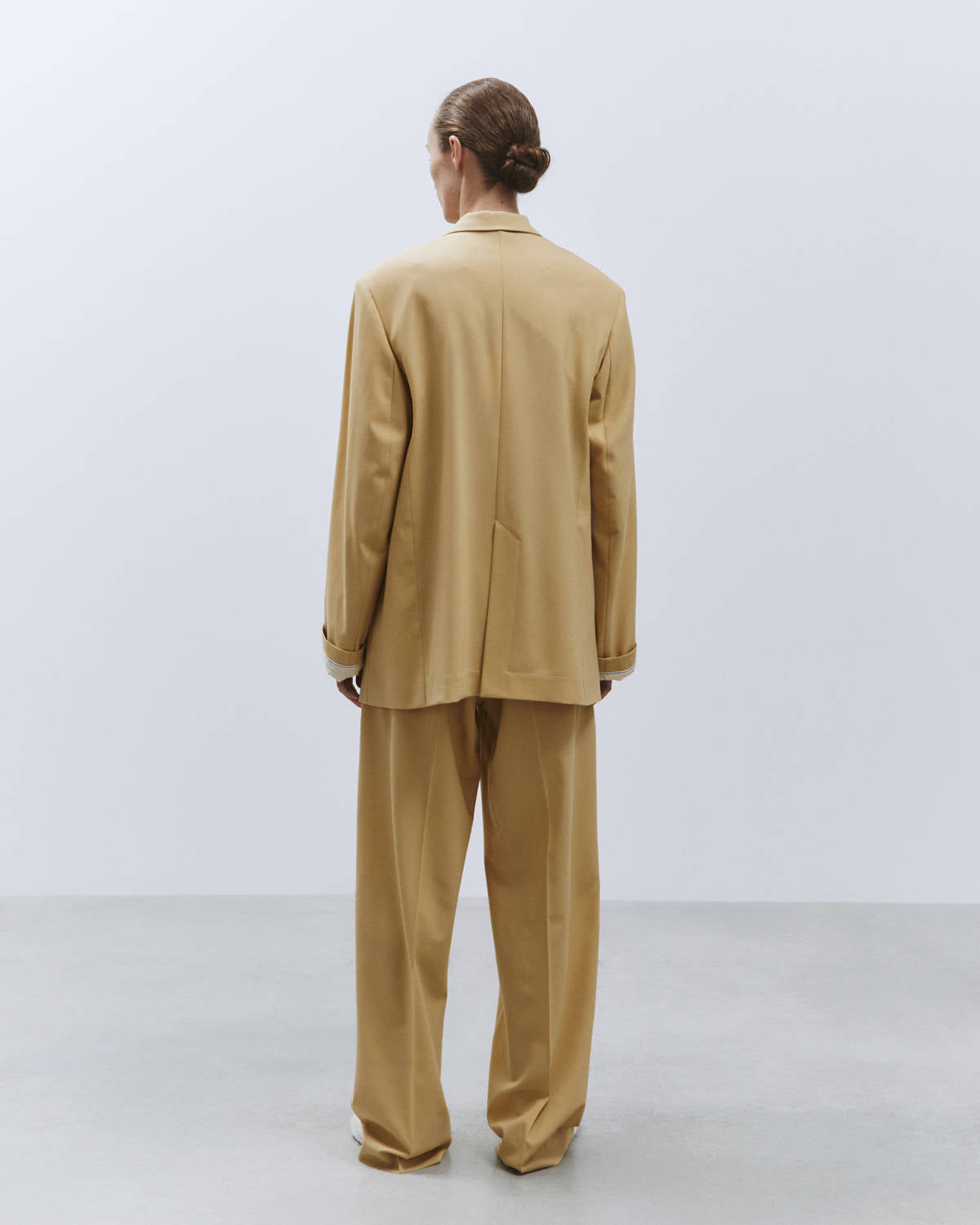 SAFARI WOOL CANVAS BLAZER