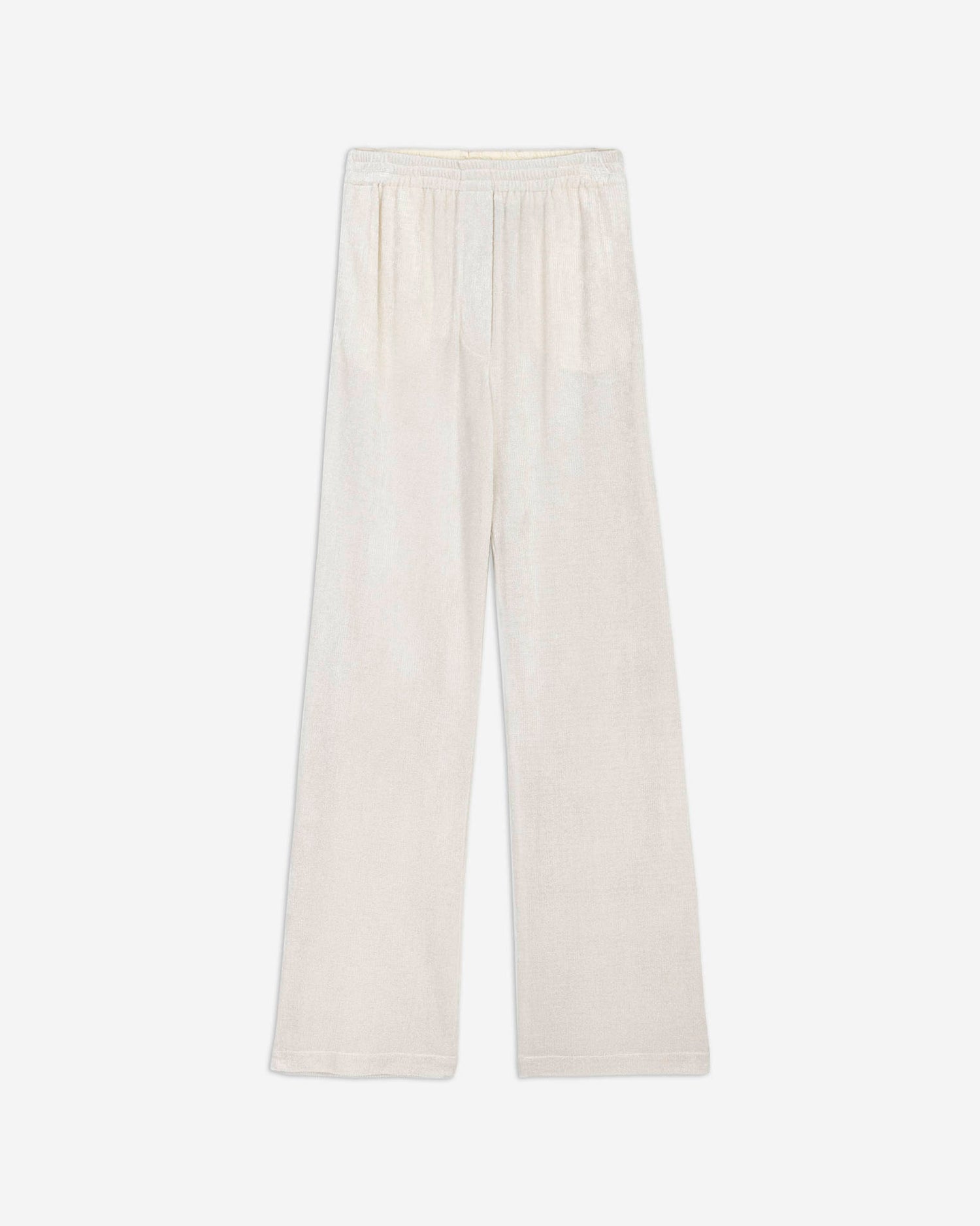 ELASTIC VELVET RIB TROUSERS