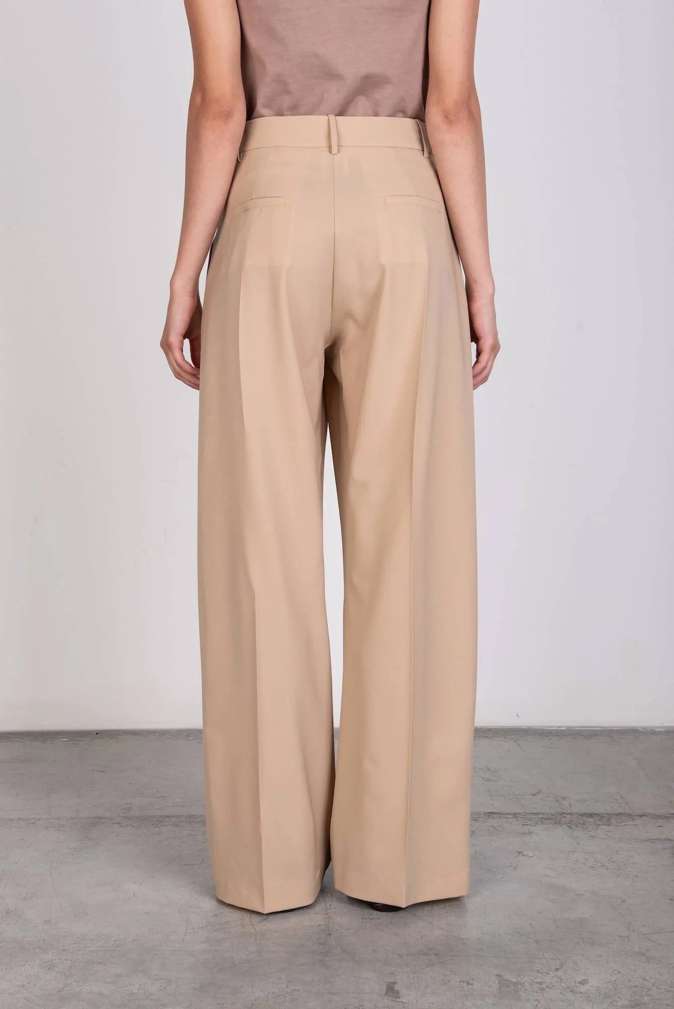 STRETCH WOOL TROUSERS