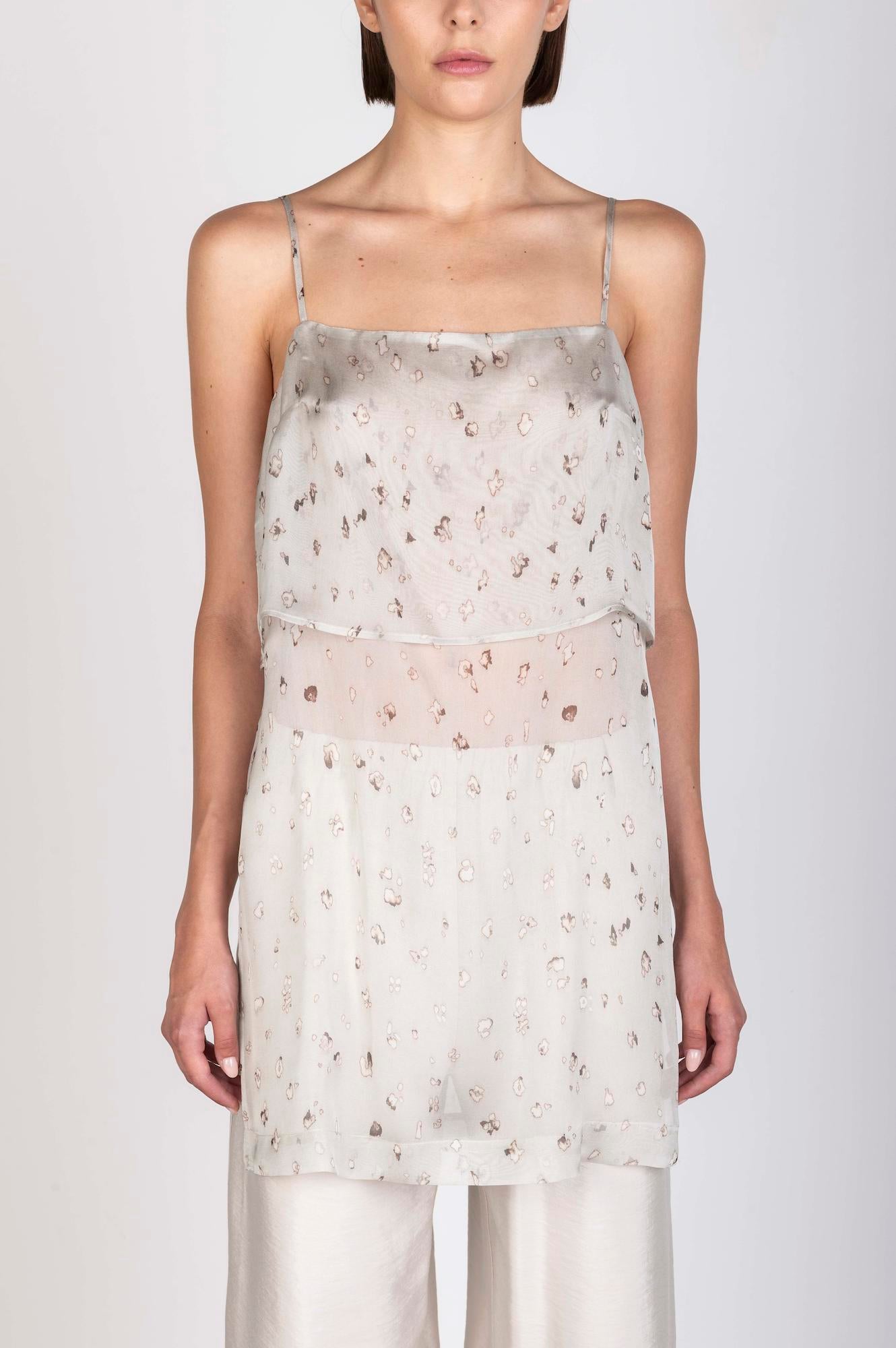 TOP FRECKLED PRINT LUNGO