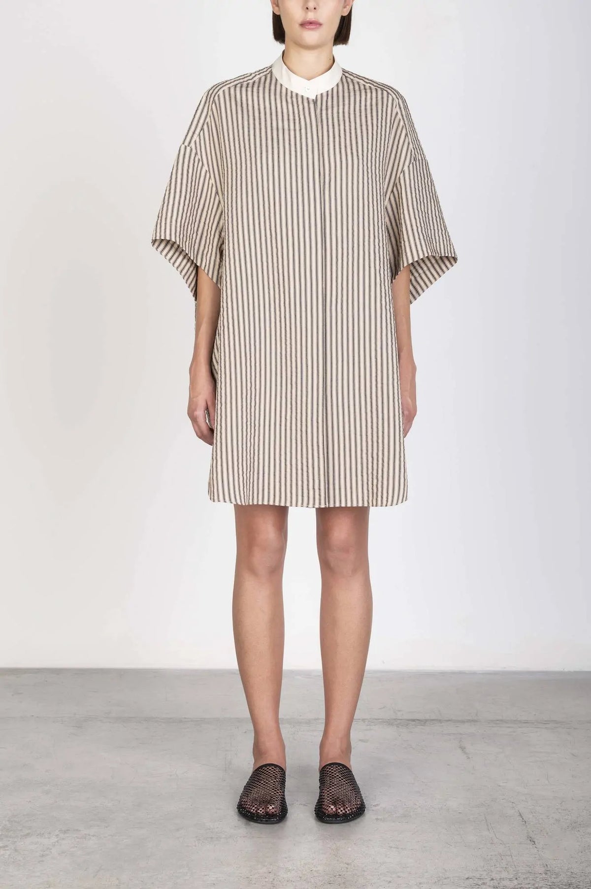 MINI ABITO TAILORED STRIPE