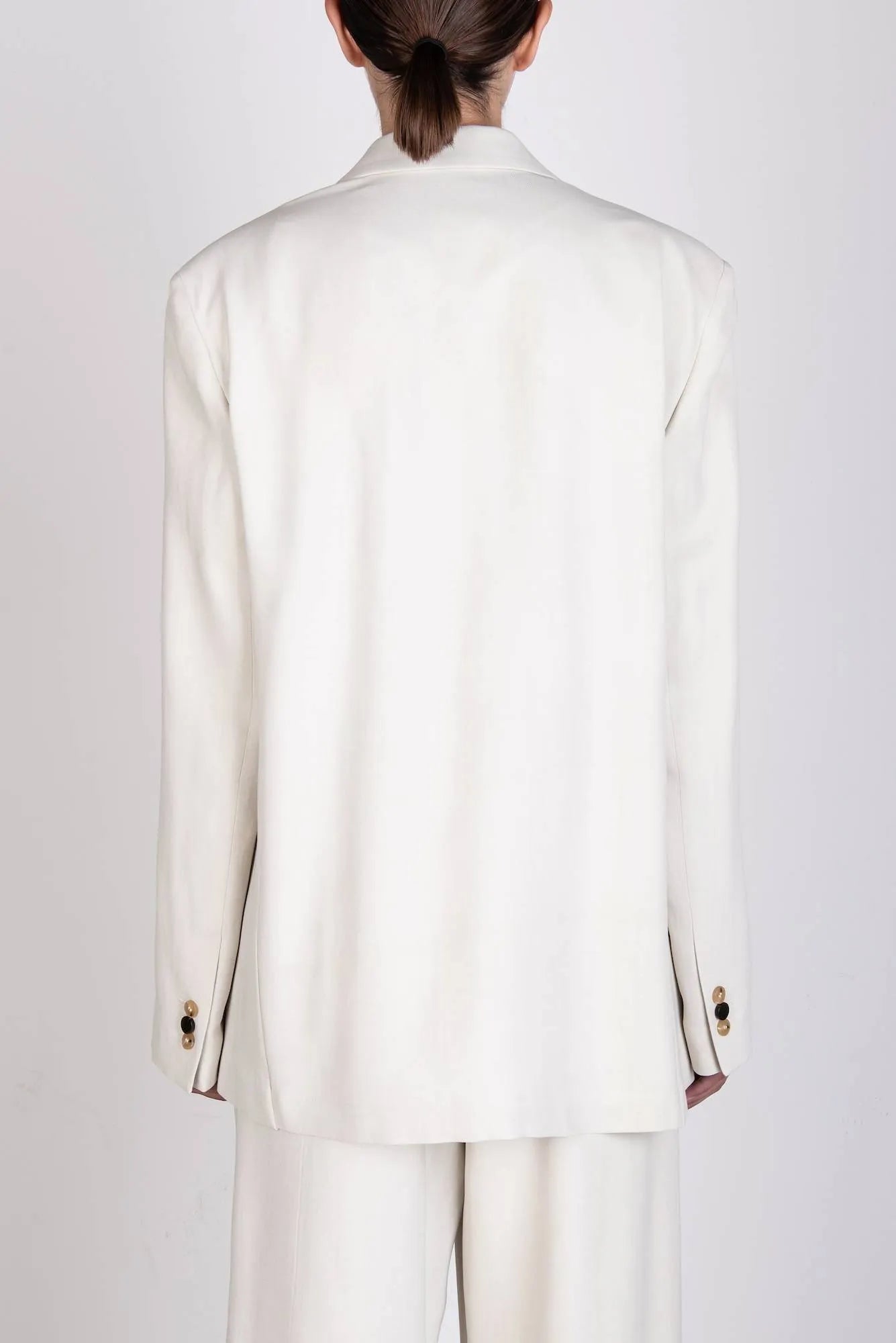 SINGLE-BREASTED VISCOSE BLAZER