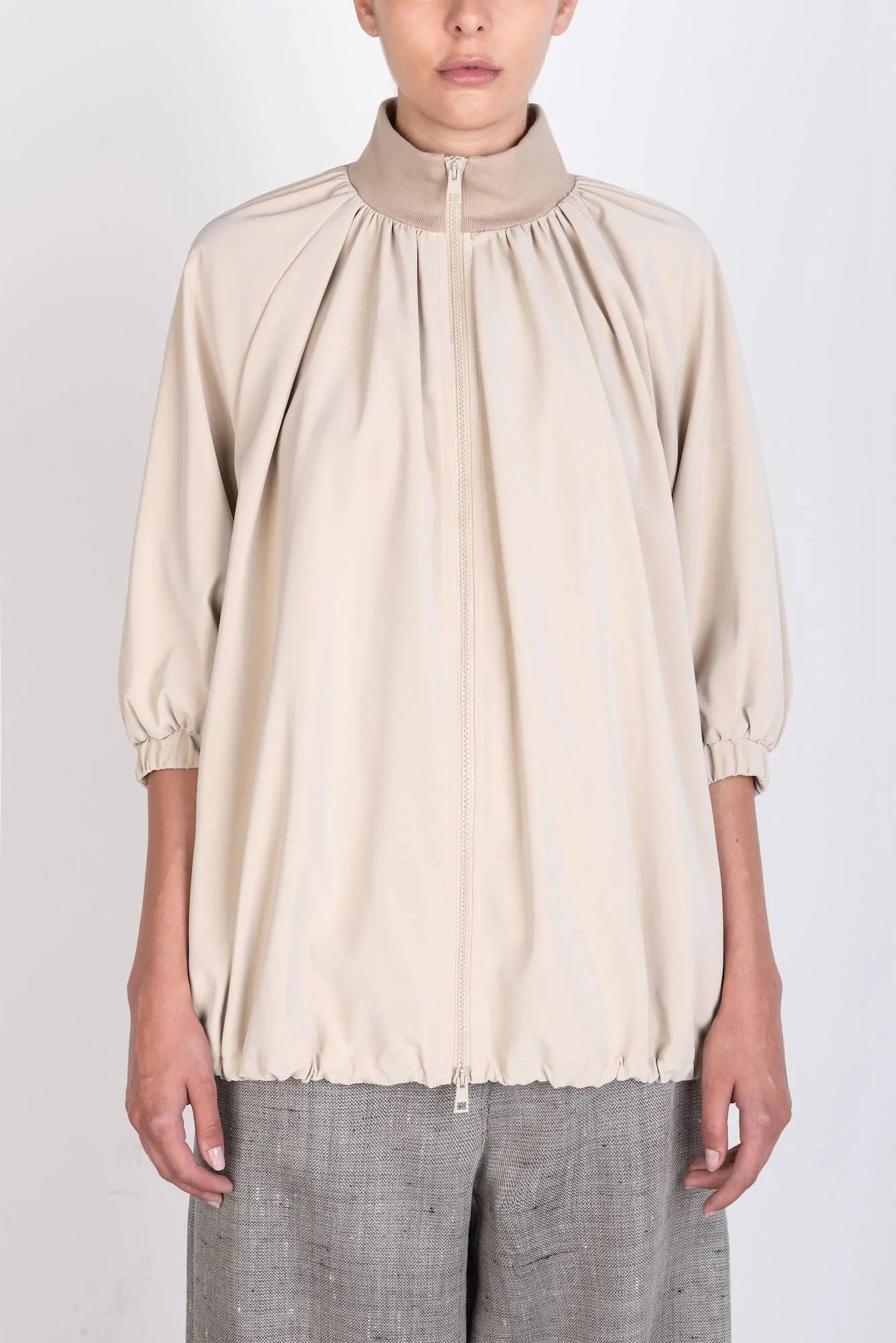 COATED BOMBER JACKET