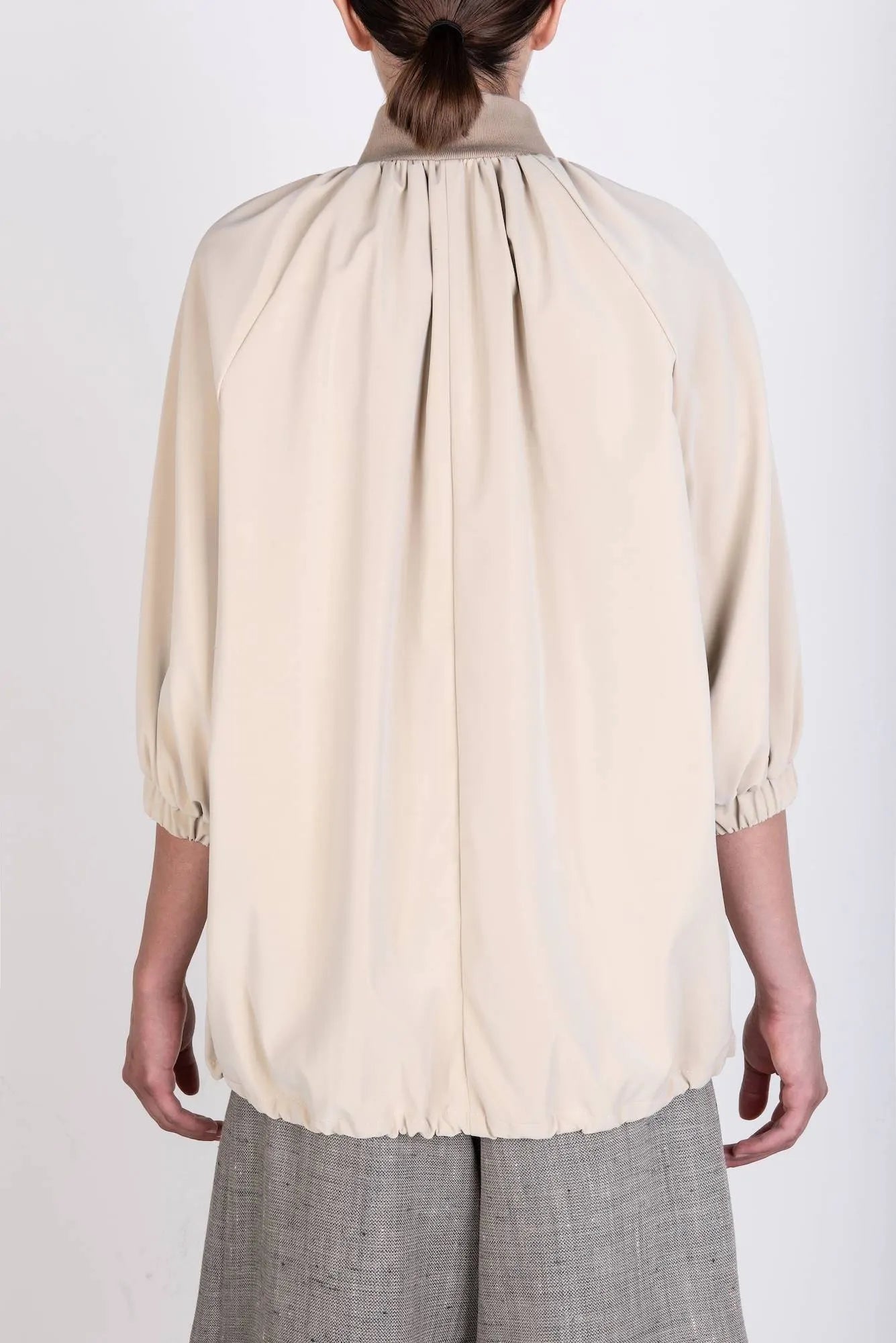 COATED BOMBER JACKET