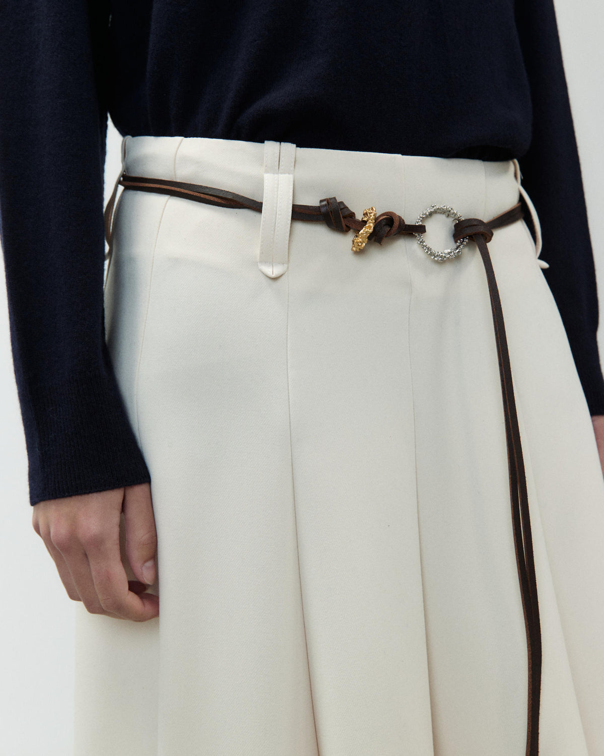 MIDI GODET SKIRT