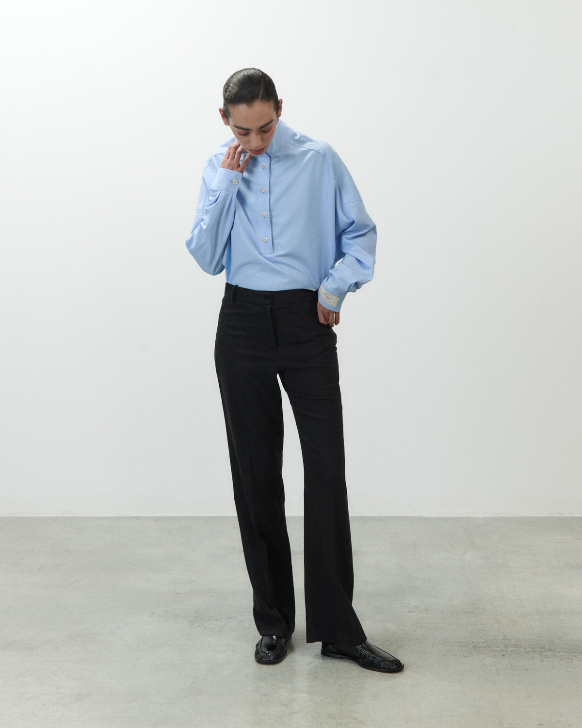 PANTALONE SARTORIALE IN LANA STRETCH