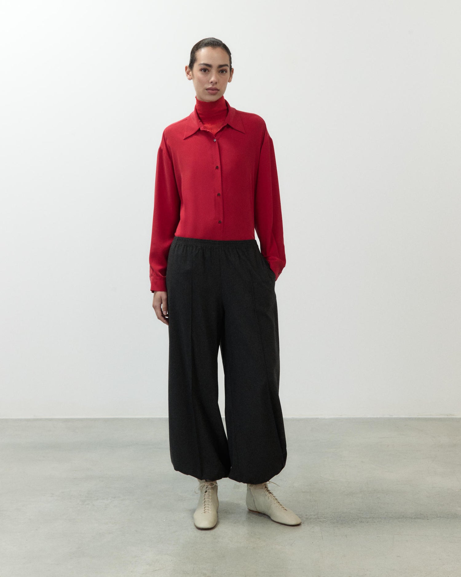 GYM FLANNEL TROUSERS