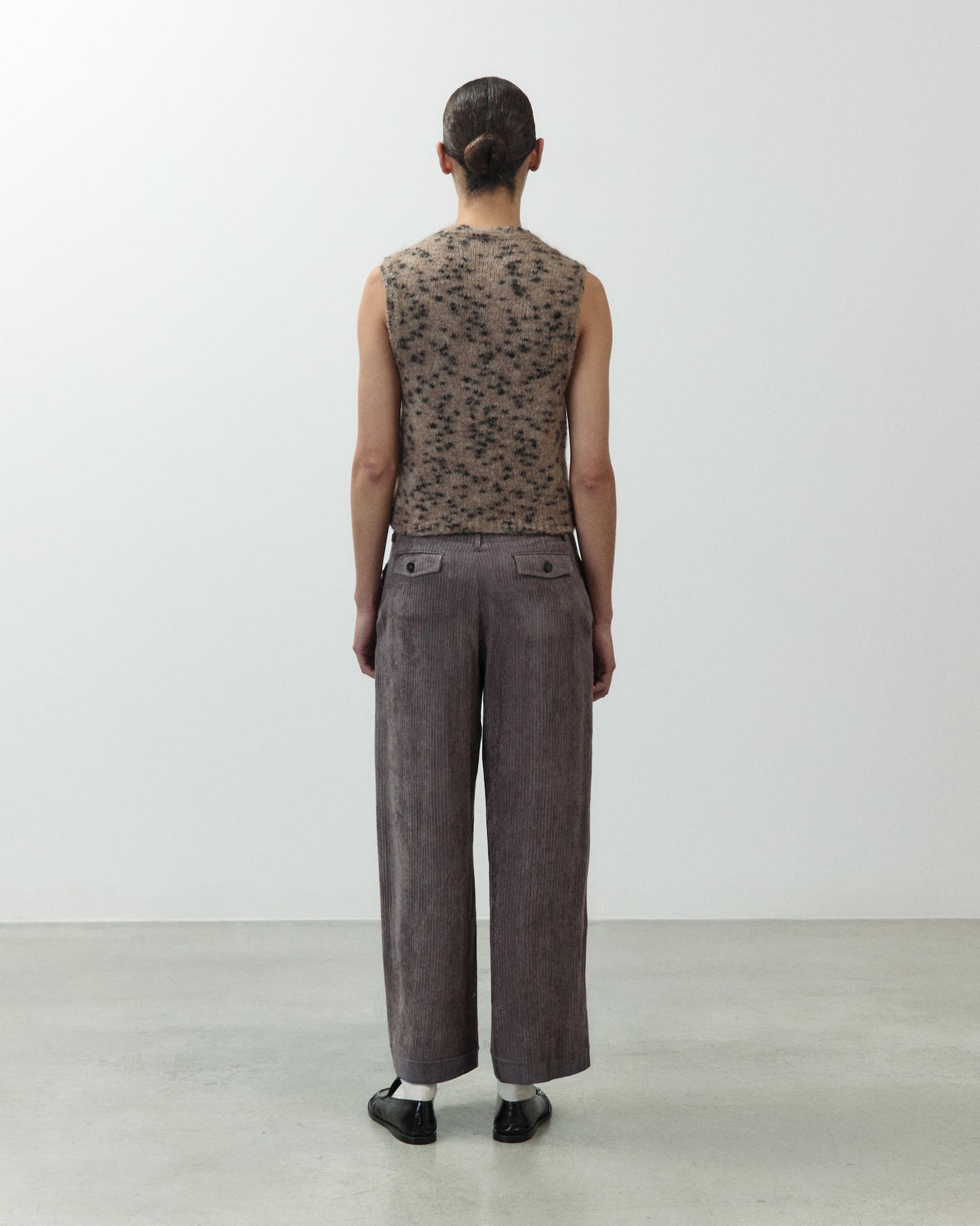 PANTALONE AMPIO IN VELLUTO