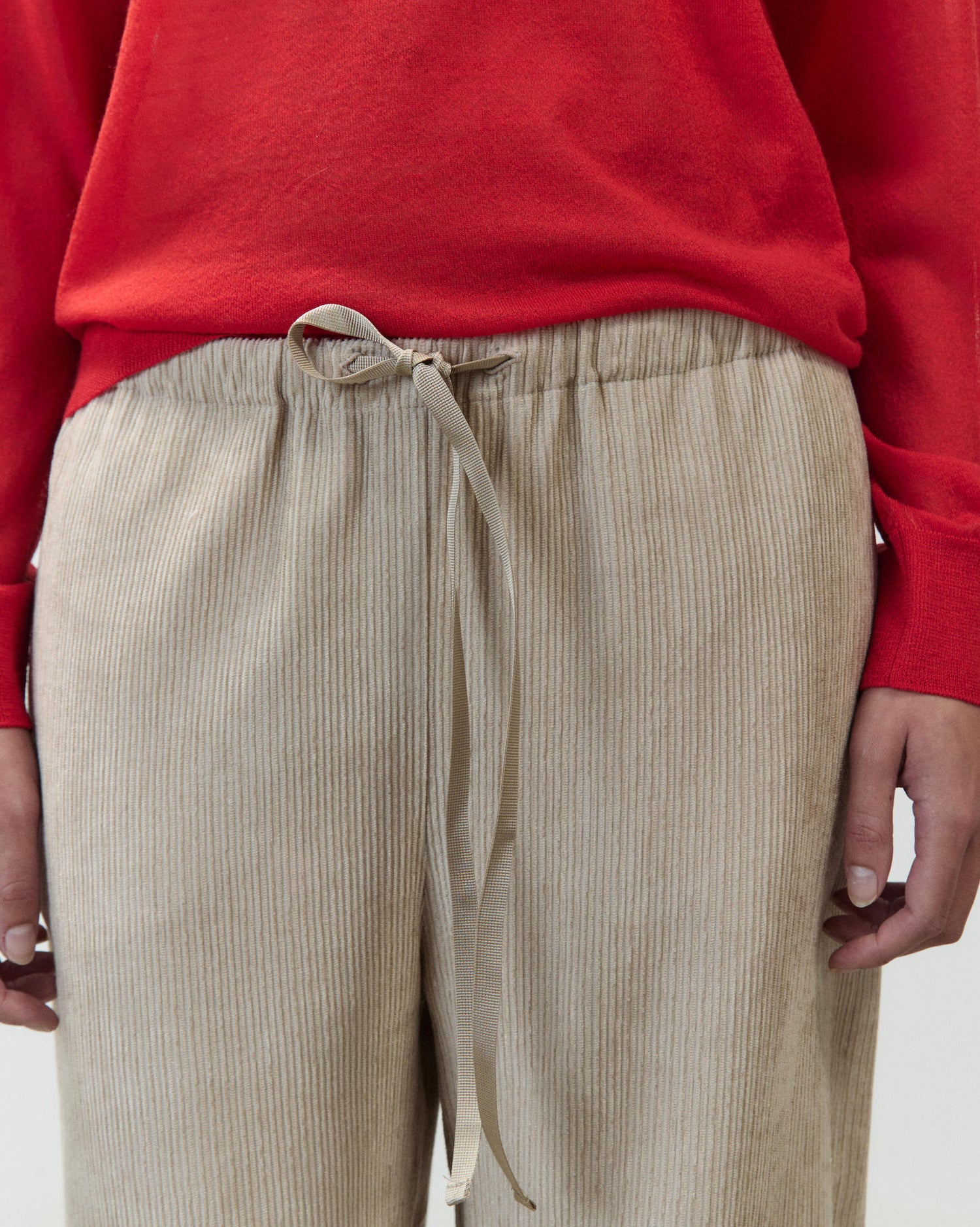 PANTALONE STILE PIGIAMA IN VELLUTO