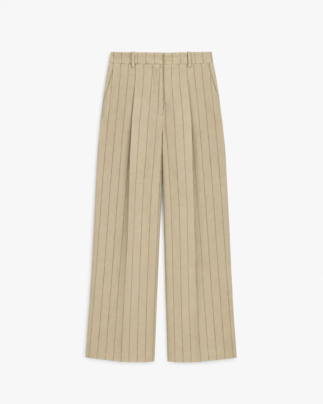 PANTALONE GESSATO IN LANA