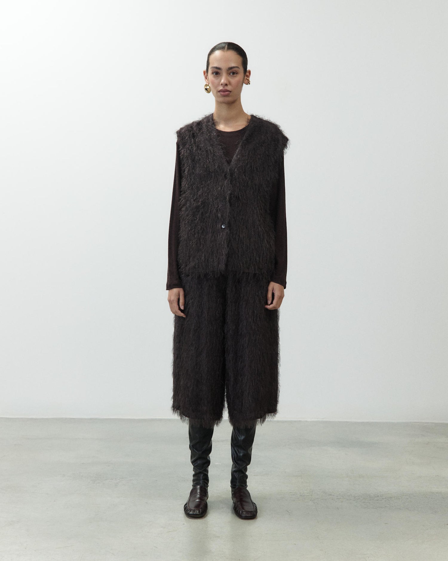 GILET CON FRANGE