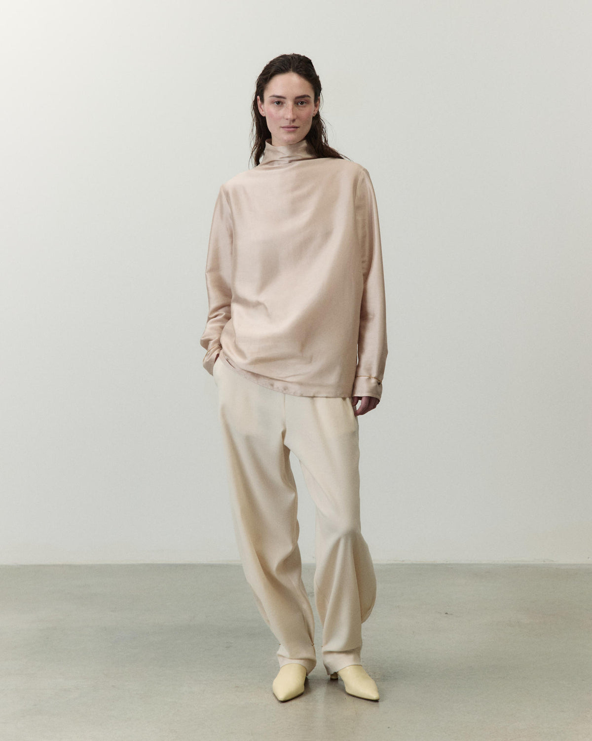 BLUSA COLLO ALTO