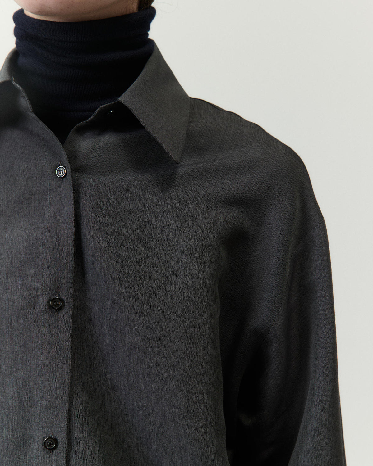 OVERSIZED SATIN SHIRT