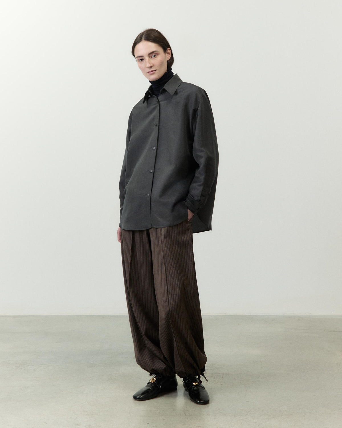 OVERSIZED SATIN SHIRT