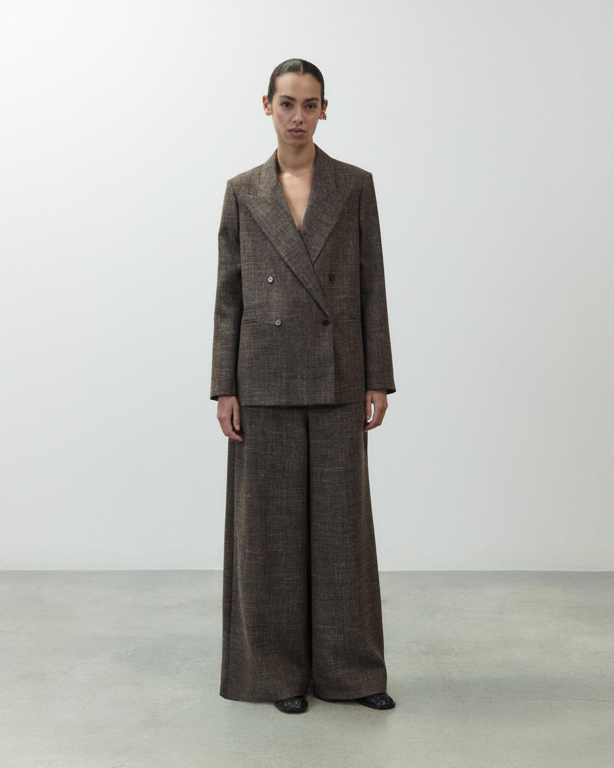 BLAZER DOPPIOPETO LANA MÉLANGE
