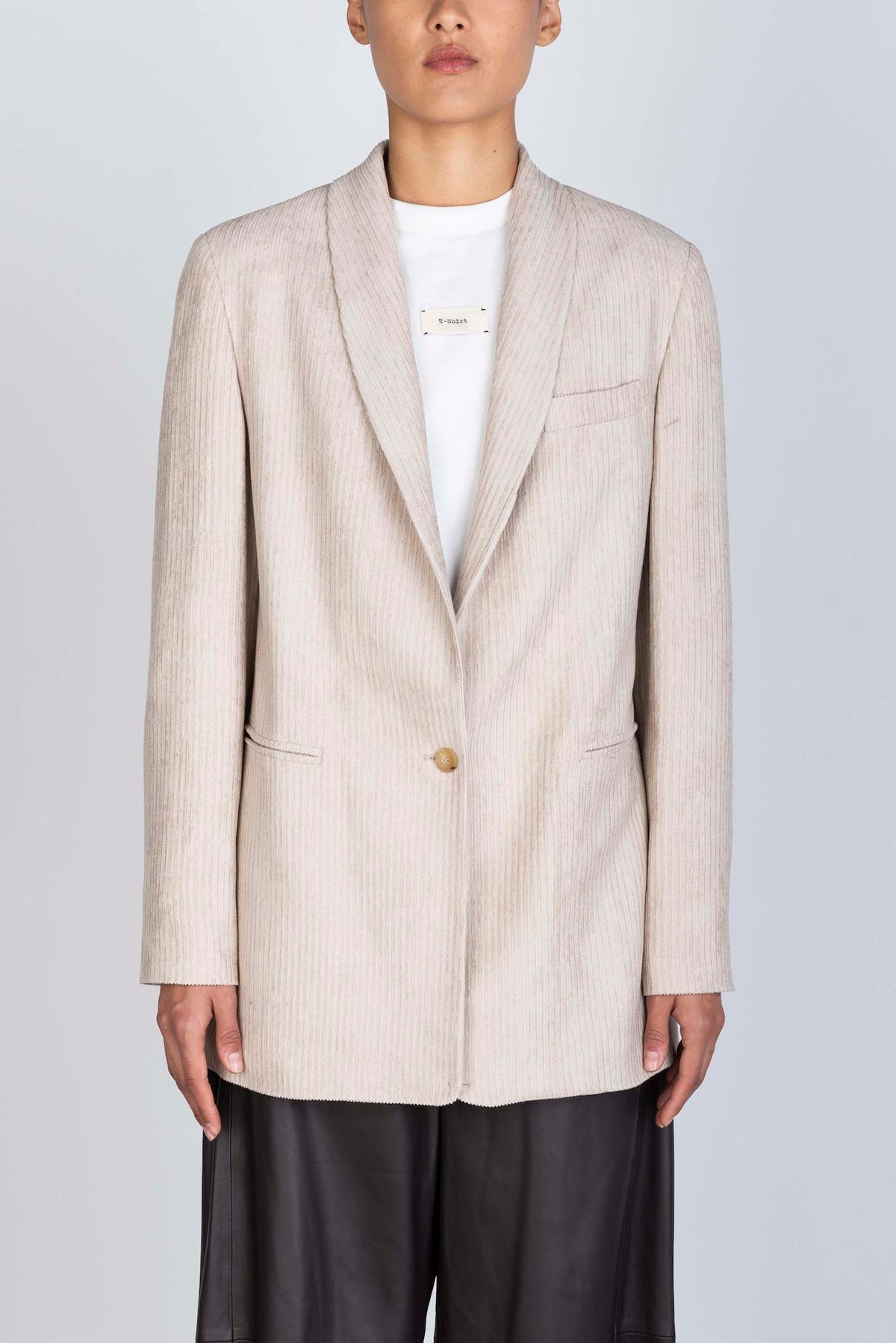 BLAZER MONOPETTO IN VELLUTO
