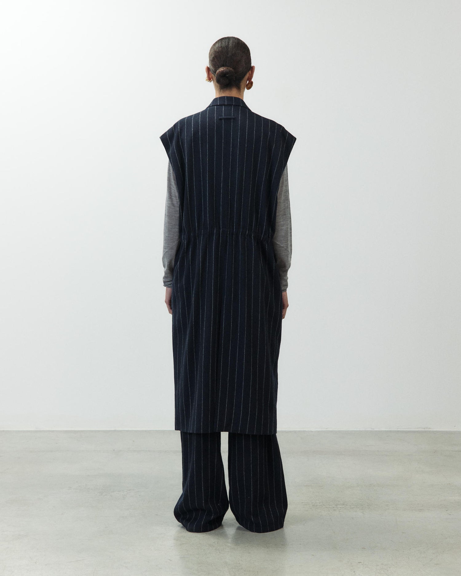GILET LUNGO GESSATO