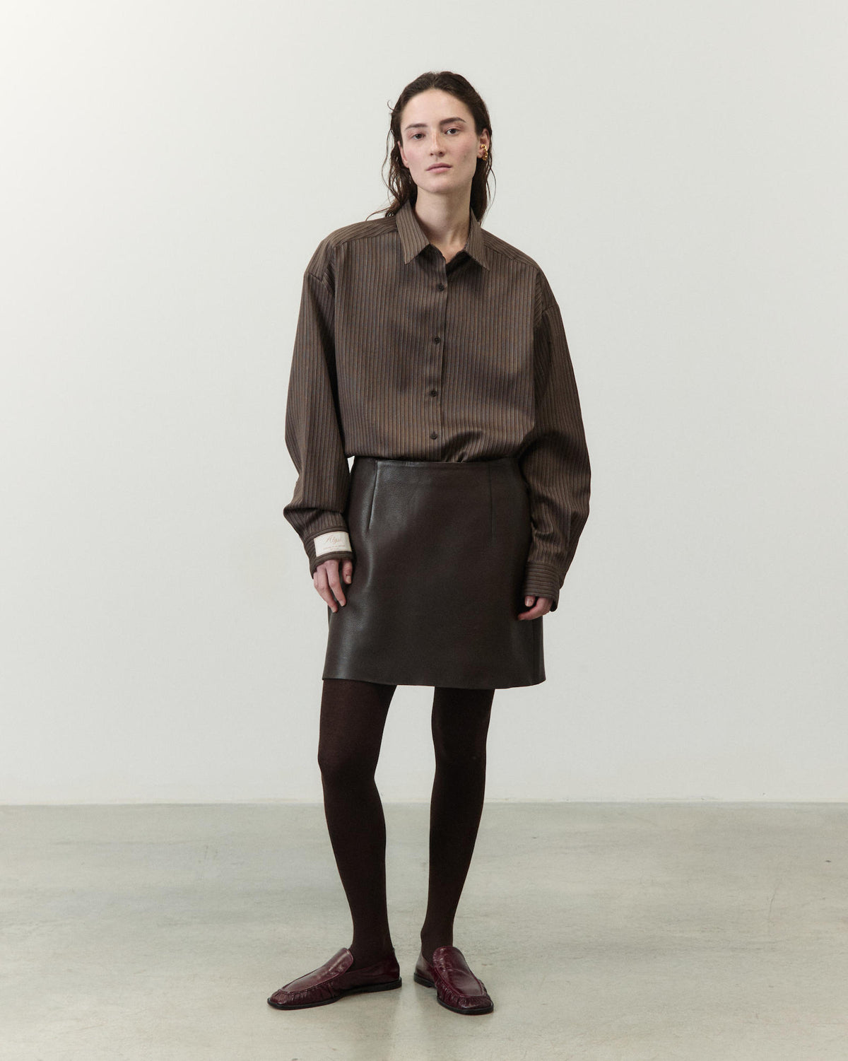 MINIGONNA IN PELLE