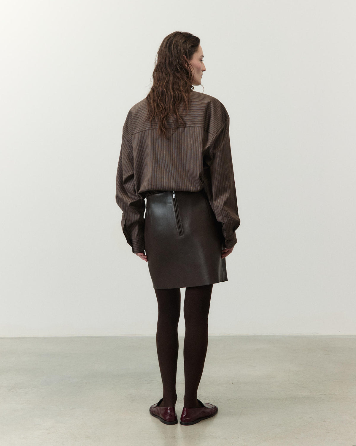 MINIGONNA IN PELLE