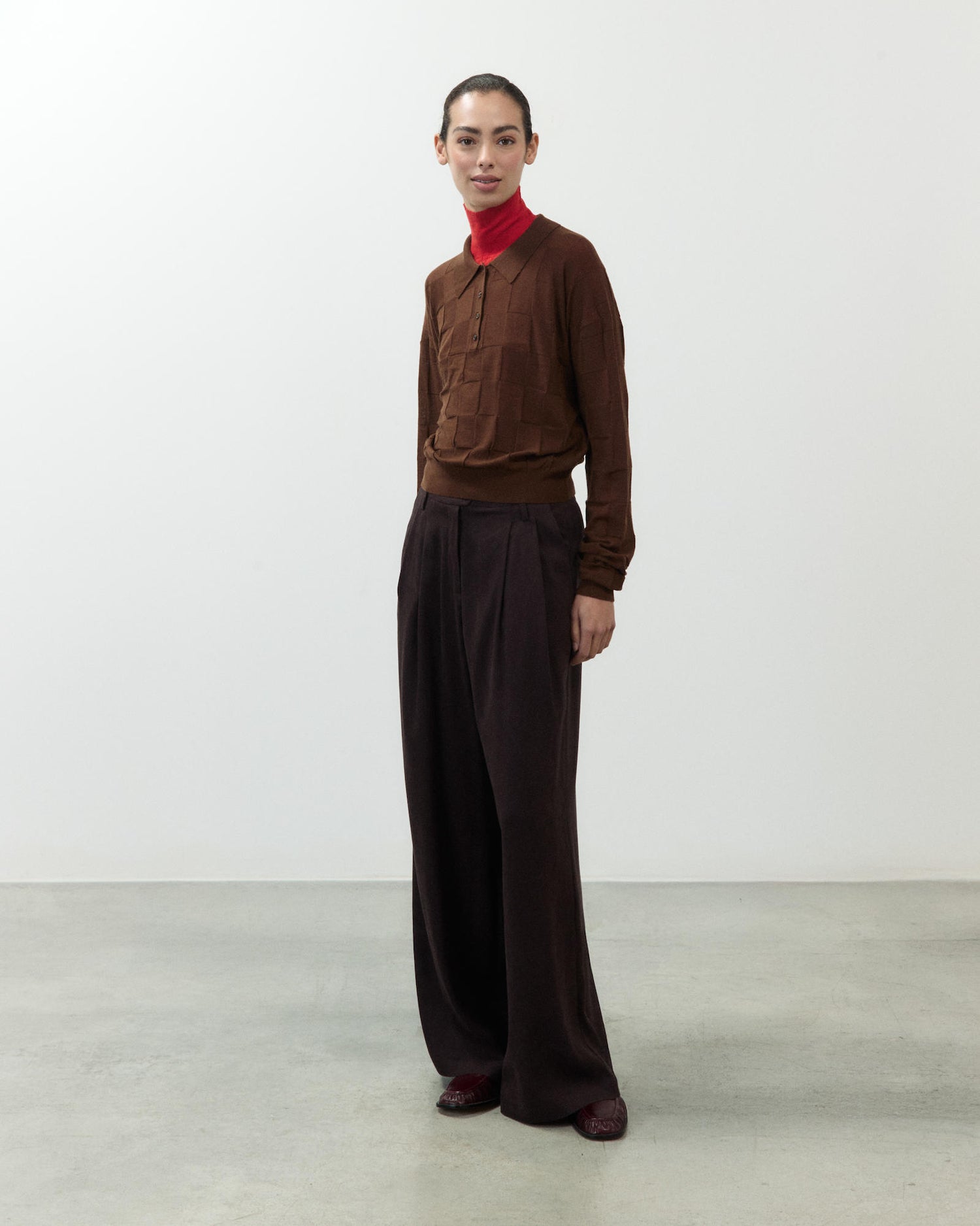 FINE KNIT POLO