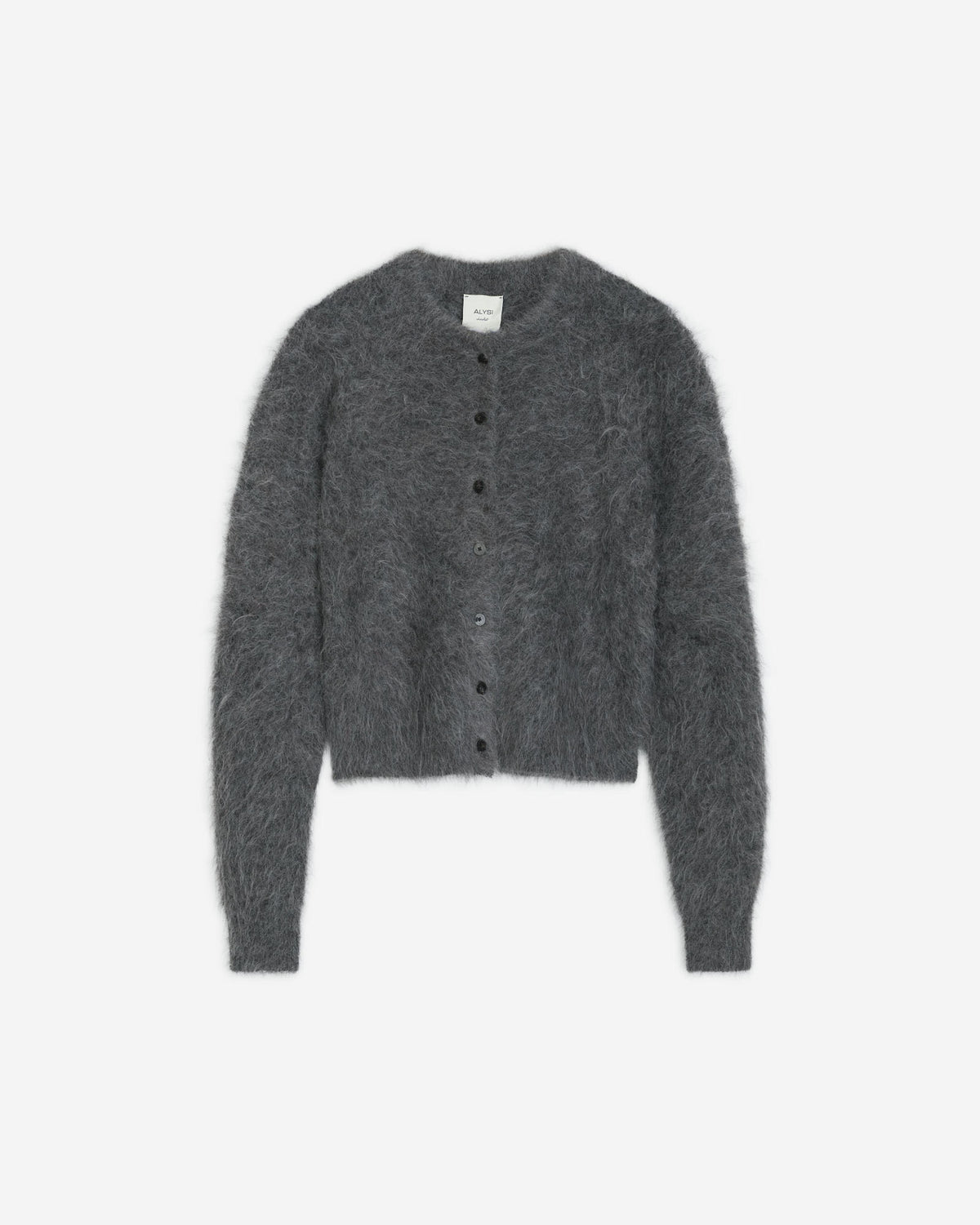 CARDIGAN IN LANA SPAZZOLATA