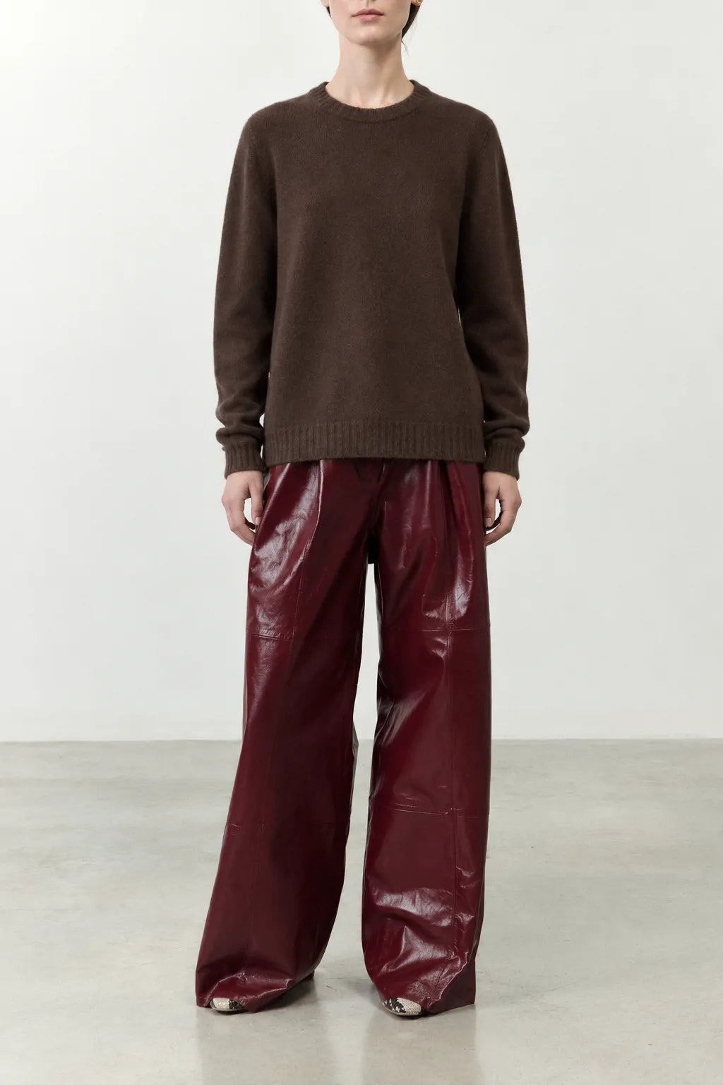 PULLOVER GIROCOLLO CACHEMIRE