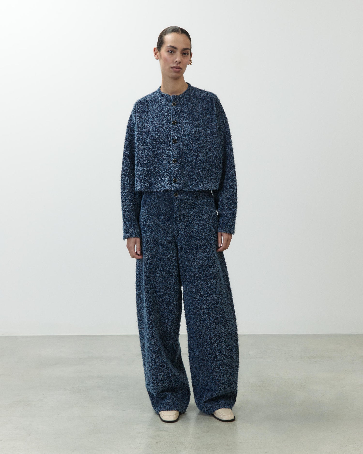 GIACCA DENIM AGUGLIATA S/COLLO