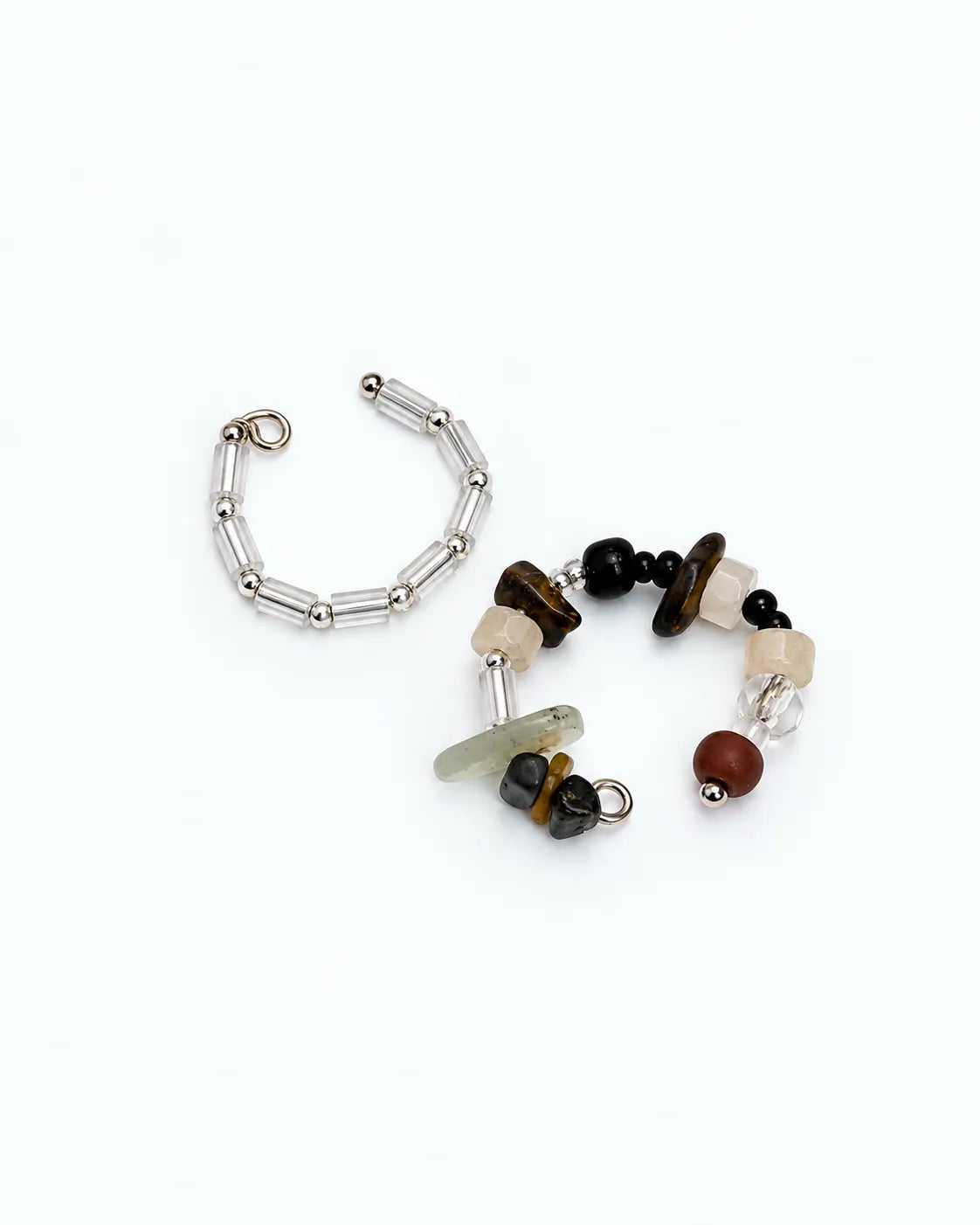 earcuff con pietre naturali