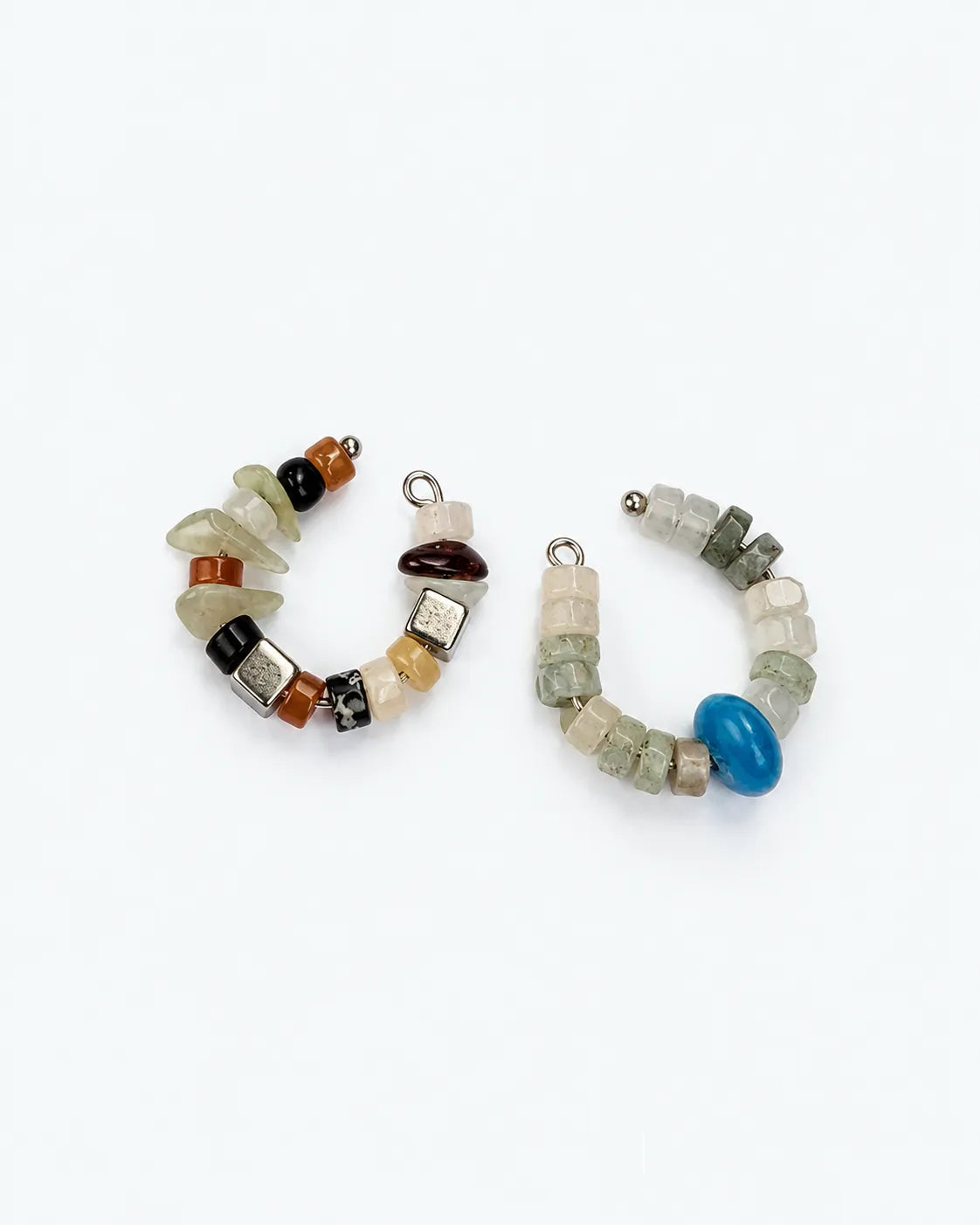 earcuff con pietre naturali
