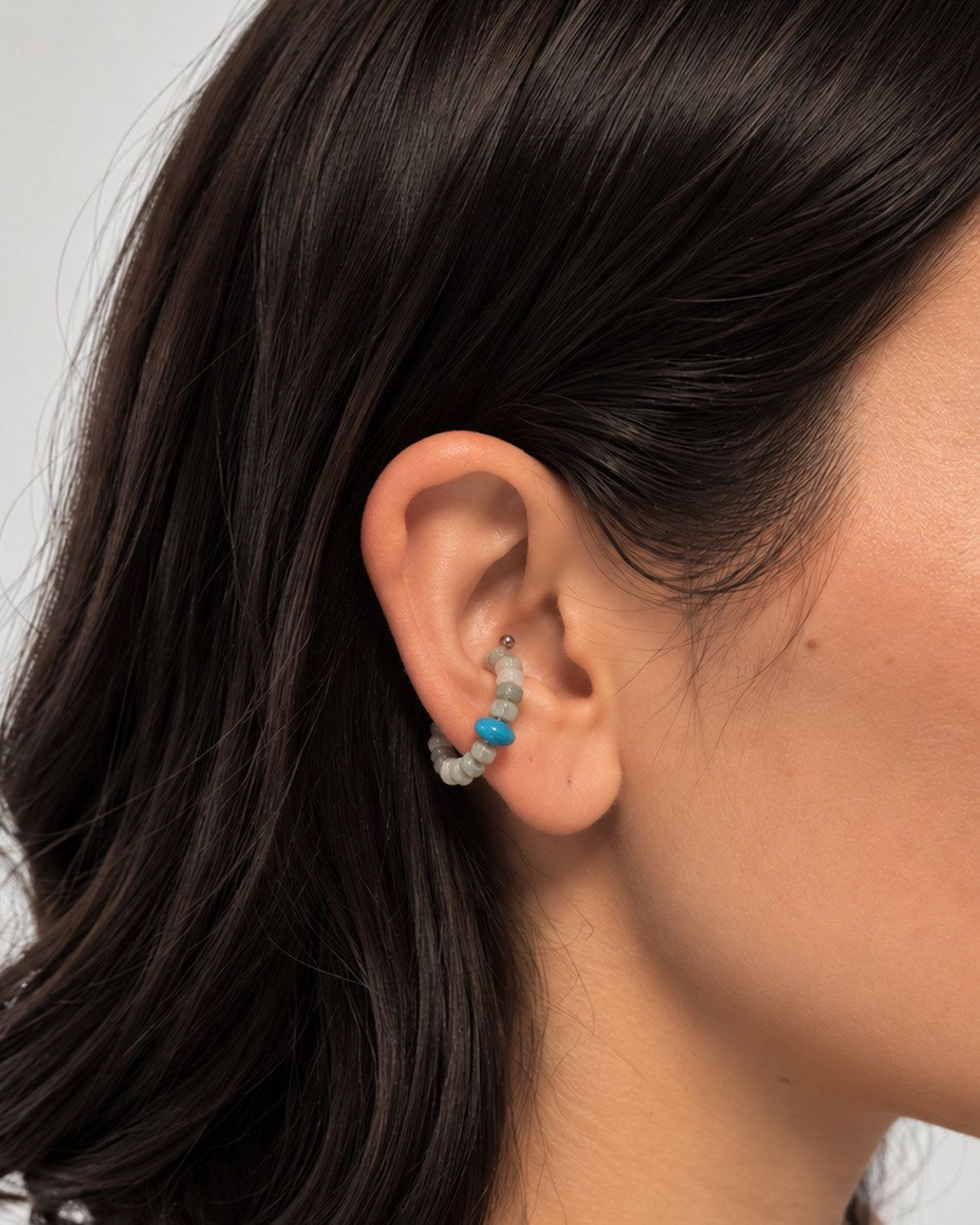 earcuff con pietre naturali