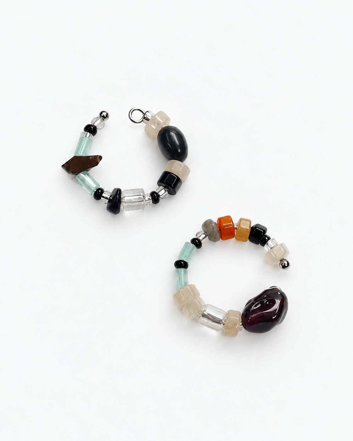 ear cuff with natural stones