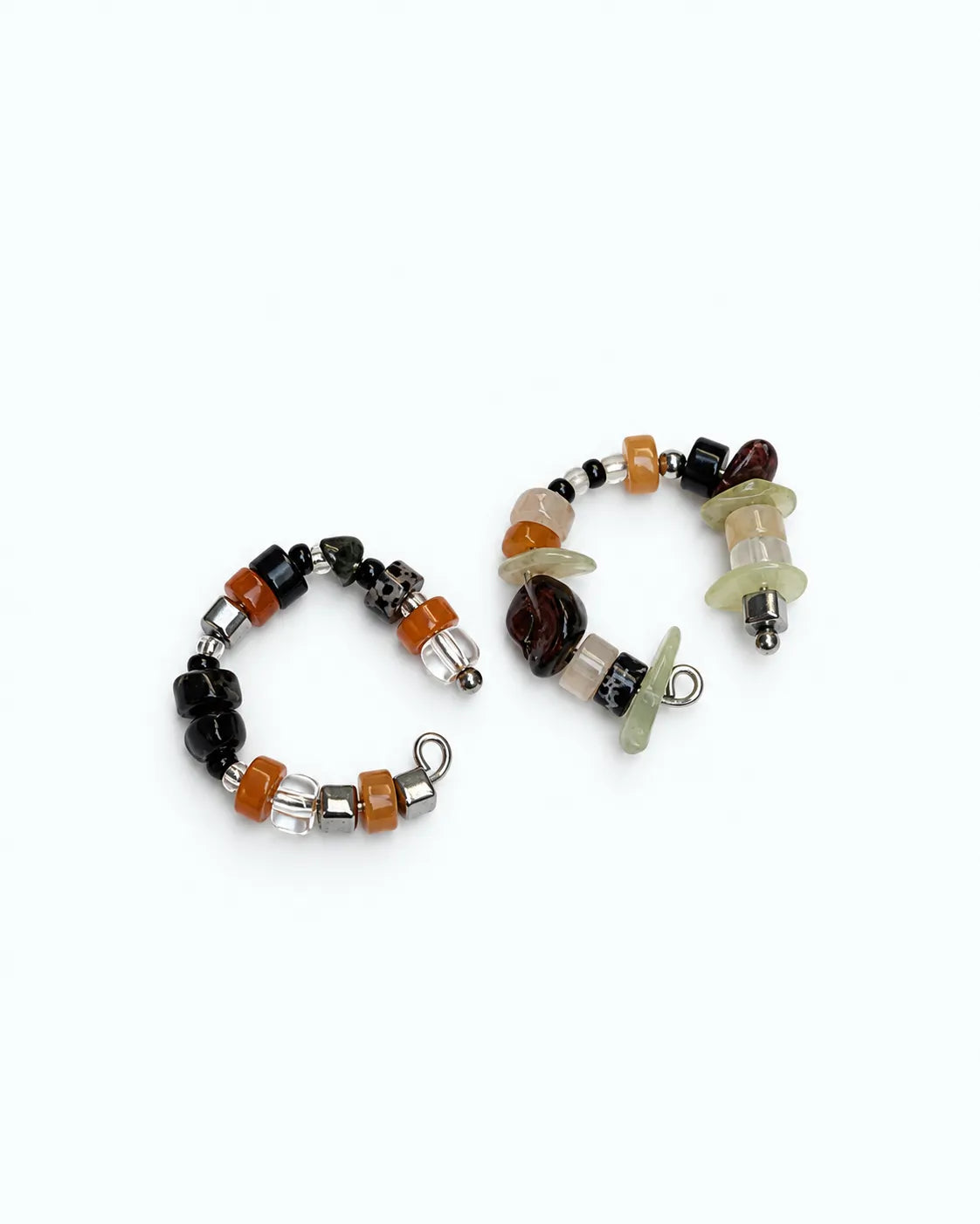 earcuff con pietre naturali