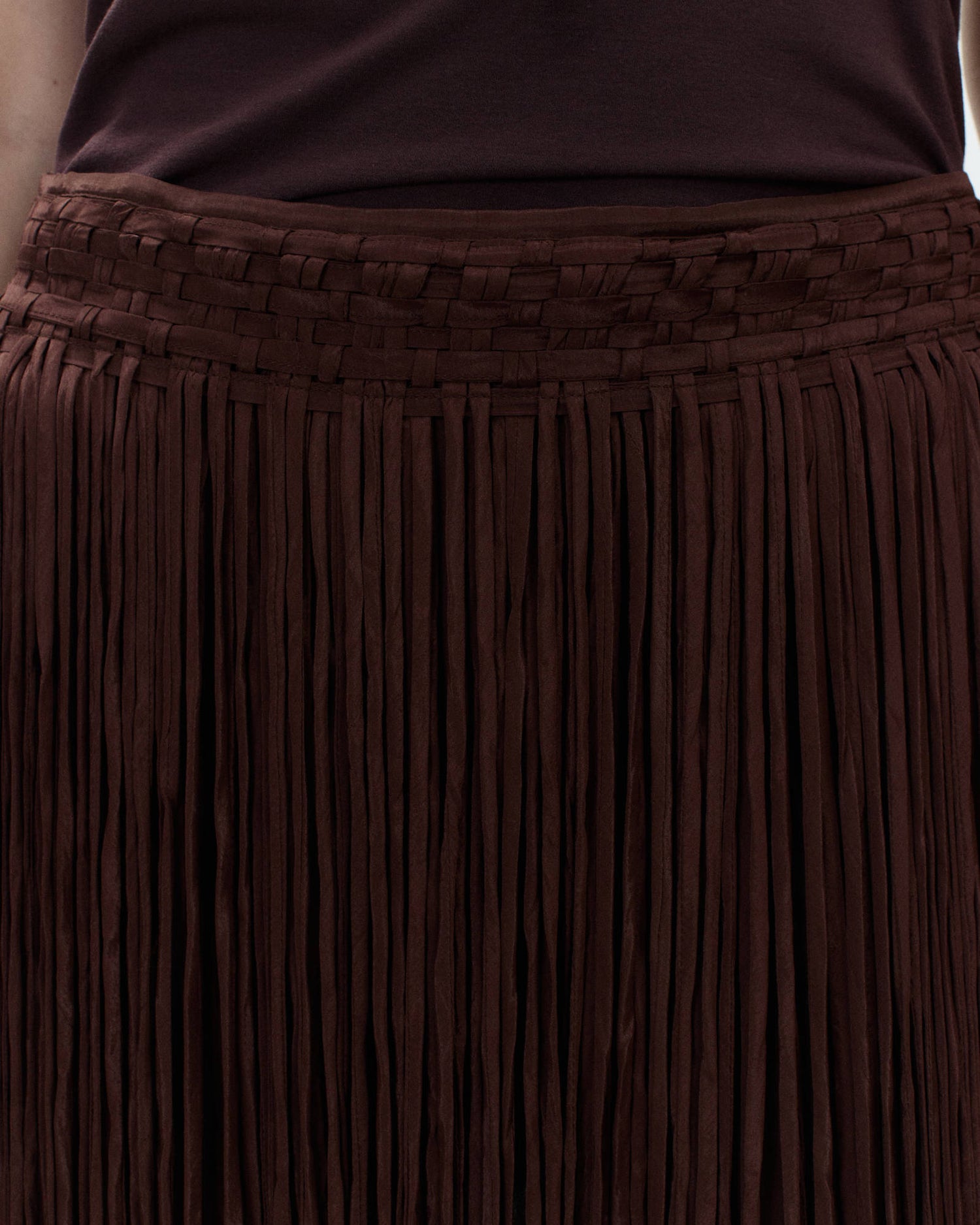 LONG SKIRT WITH FRINGES