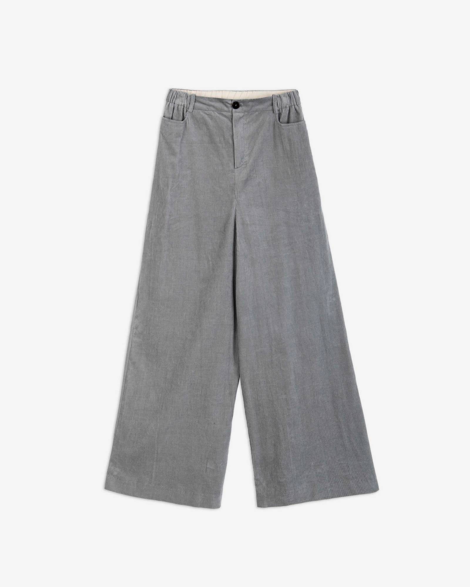WIDE LEG CORDUROY TROUSERS