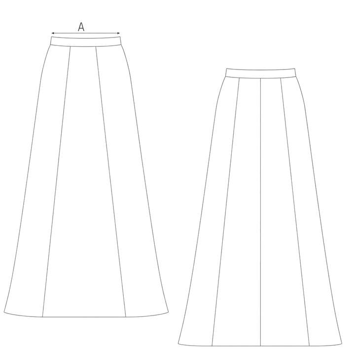 Guida misure BALOON LETTERING SKIRT
