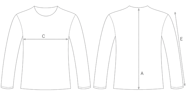 Guida misure CROPPED CHIFFON SHIRT